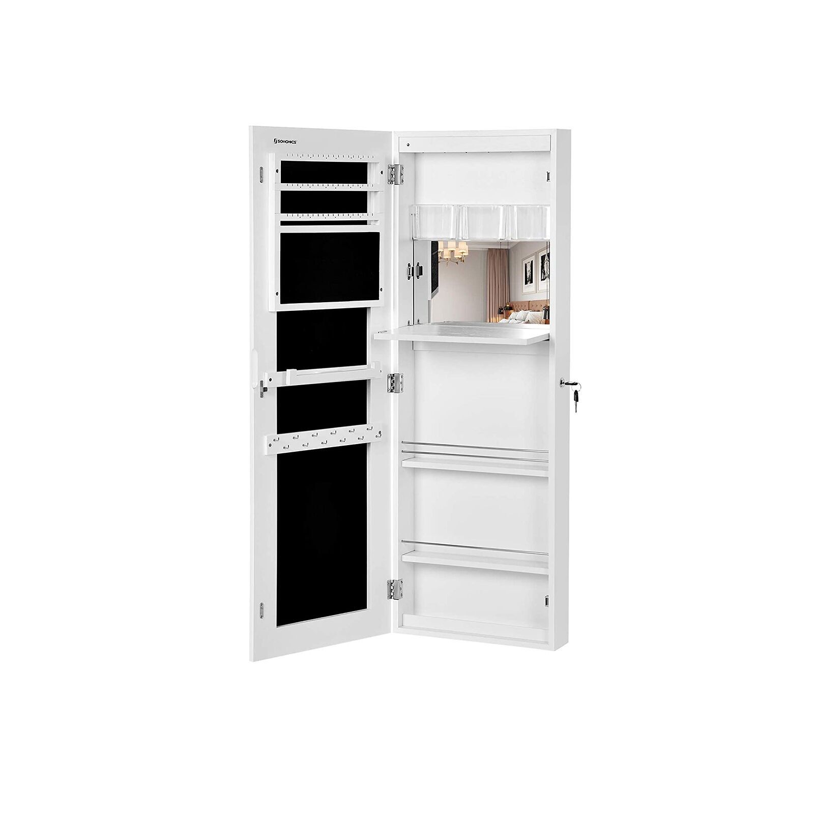 Sieradenkast ha incontrato frameloze spiegeldeur