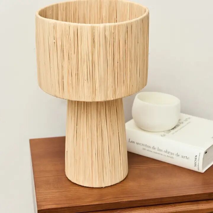 Wholesale Sahara Gold Classic – Handmade Moroccan Raffia Lamp Natural