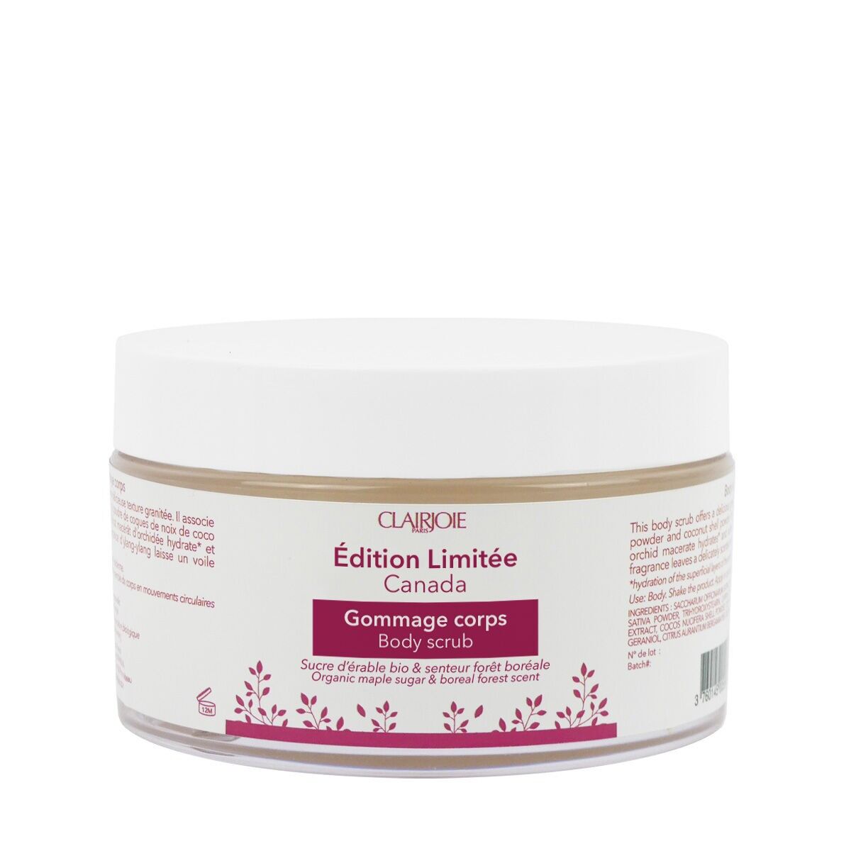 Körperpeeling mit Ahornzucker, Duft nach borealen Wäldern, Kanada, 200 g