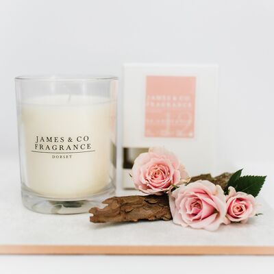No. 12 rose & oud 35hr glass candle