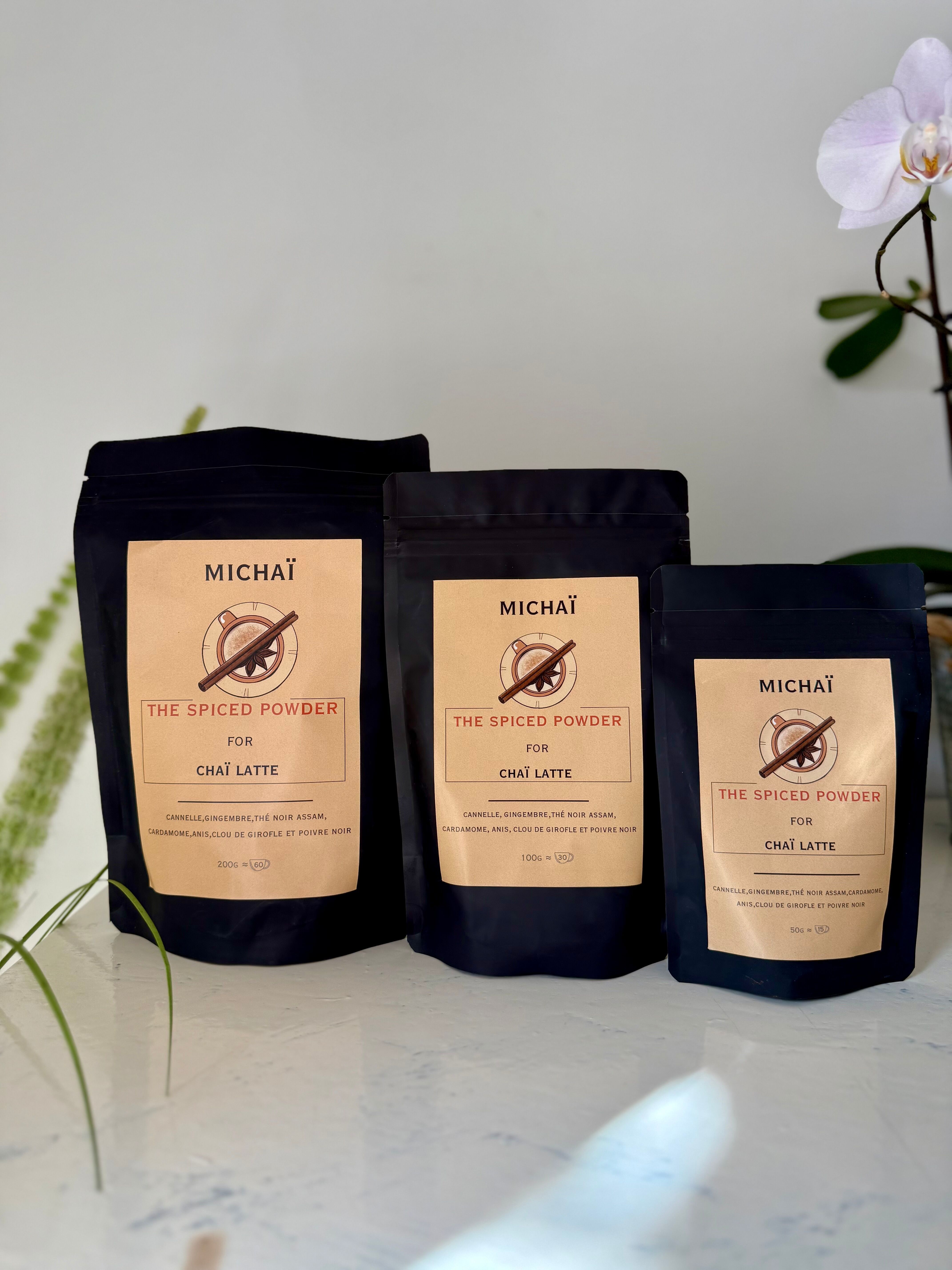 Gewürzpulver-Chai Latte – ohne Zuckerzusatz – Gewürze