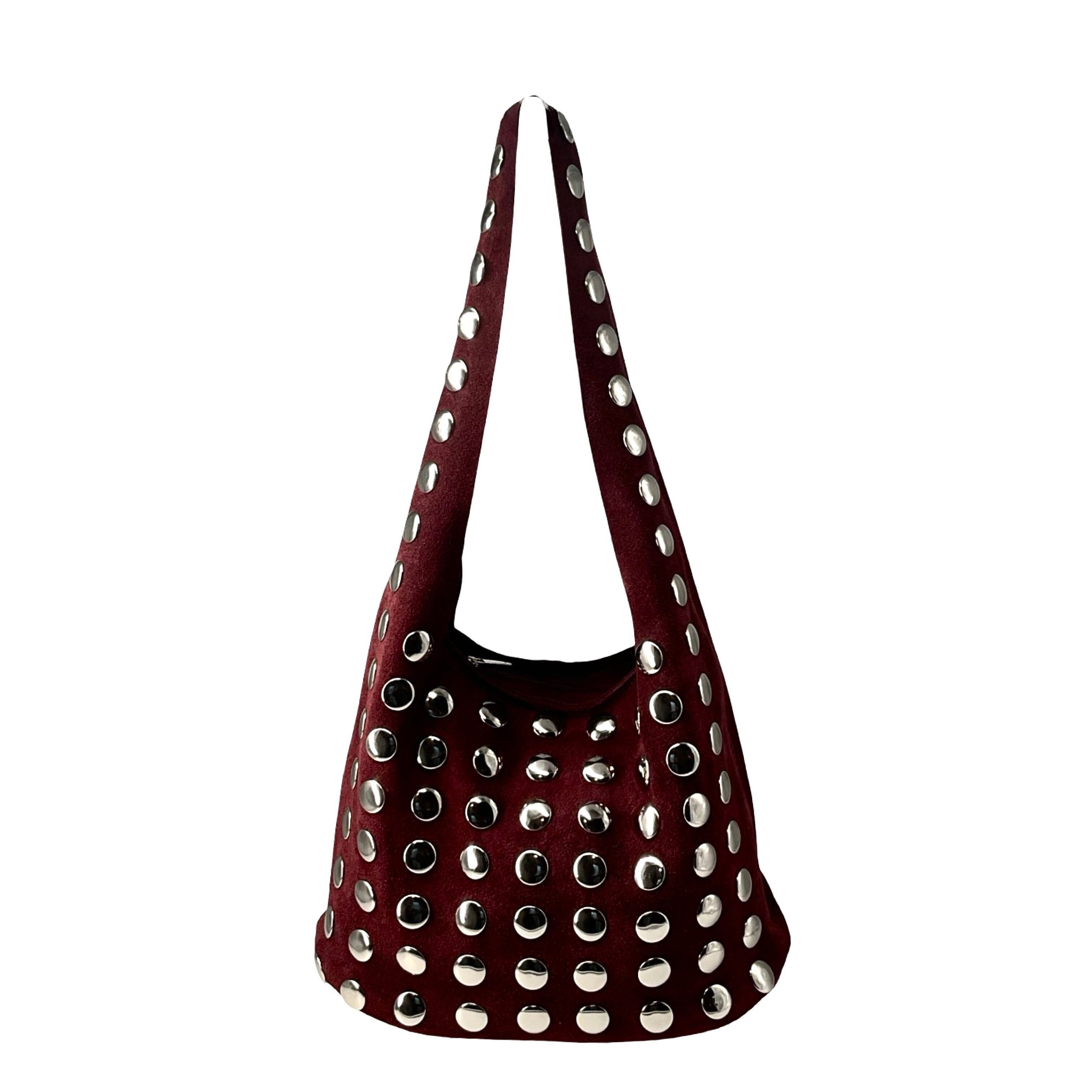 Borsa Elodie in pelle borchiata