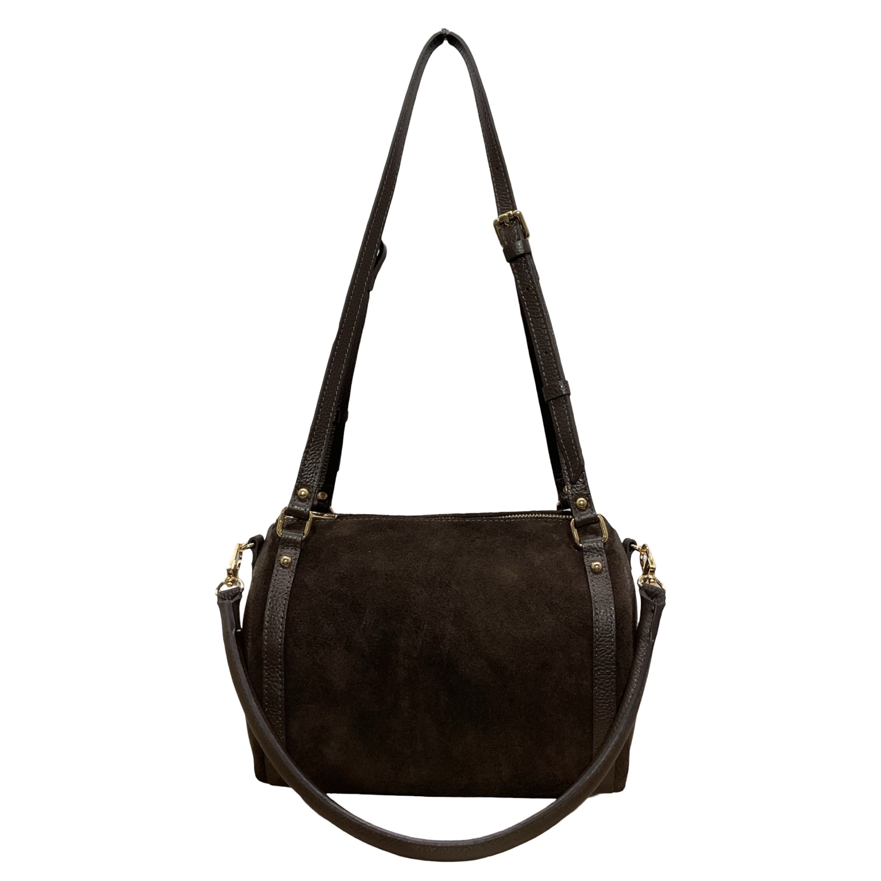 Borsa in pelle scamosciata Bouli