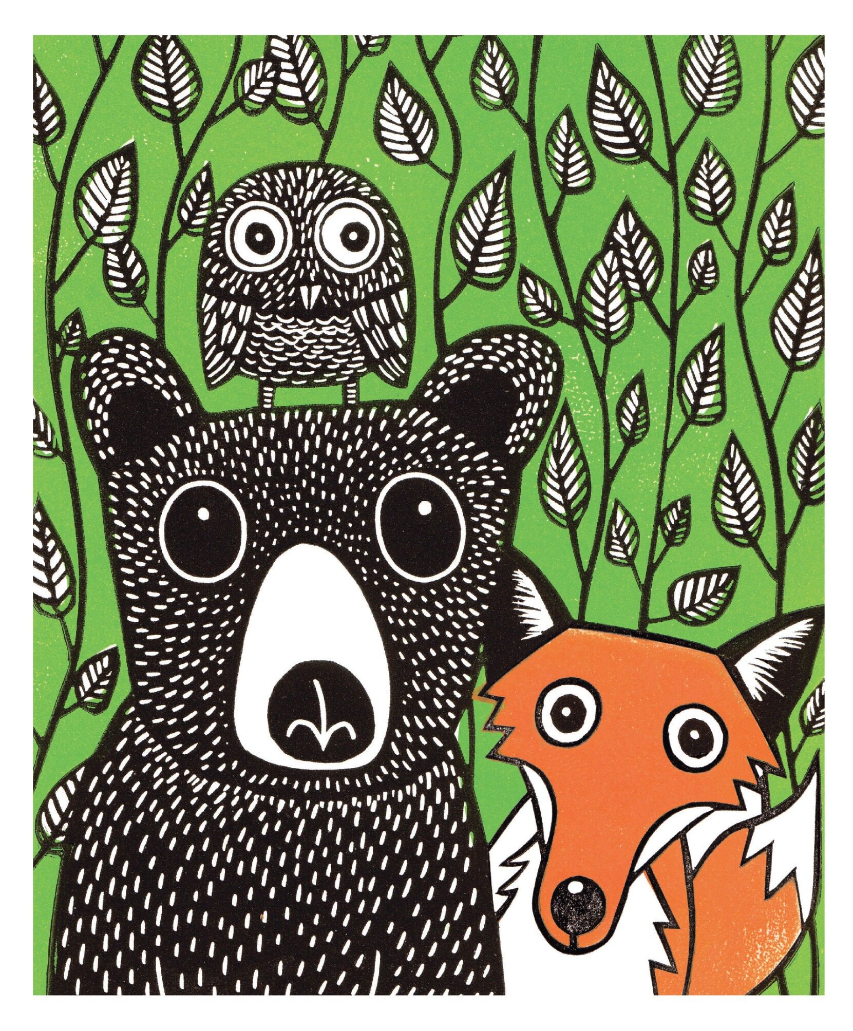 NC001 Bär, Fuchs & Eule - Kat Lendacka