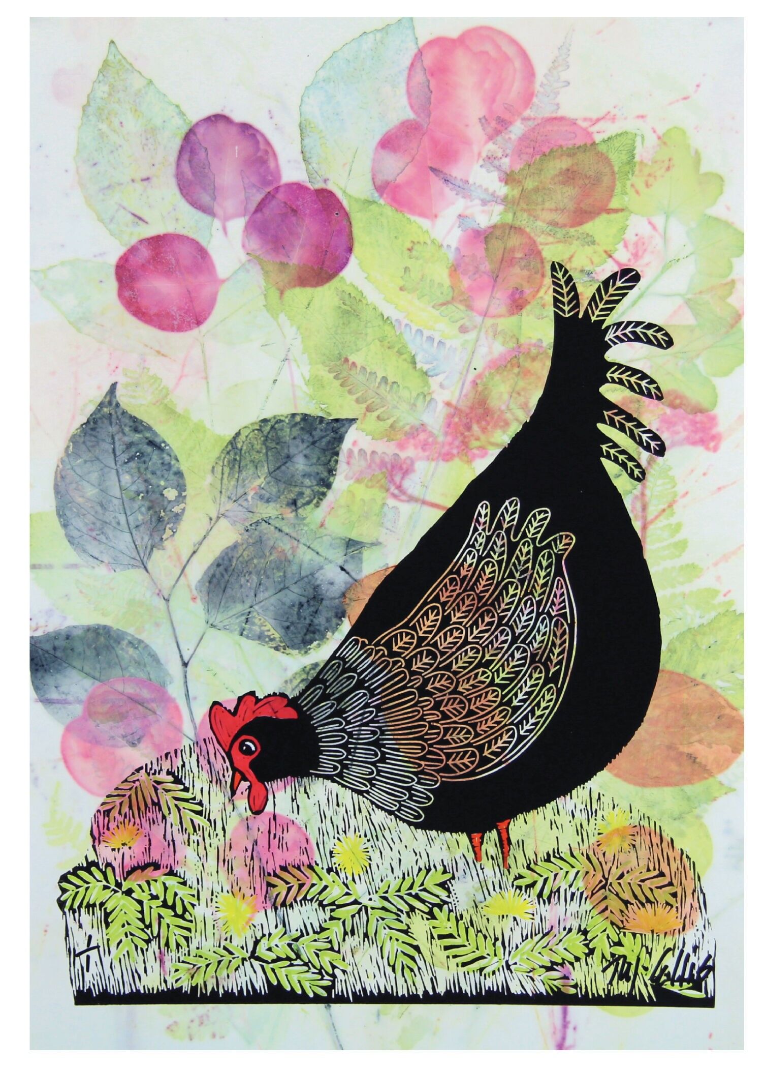 NC040 Little Hen Botanical – Mariann Johansen-Ellis