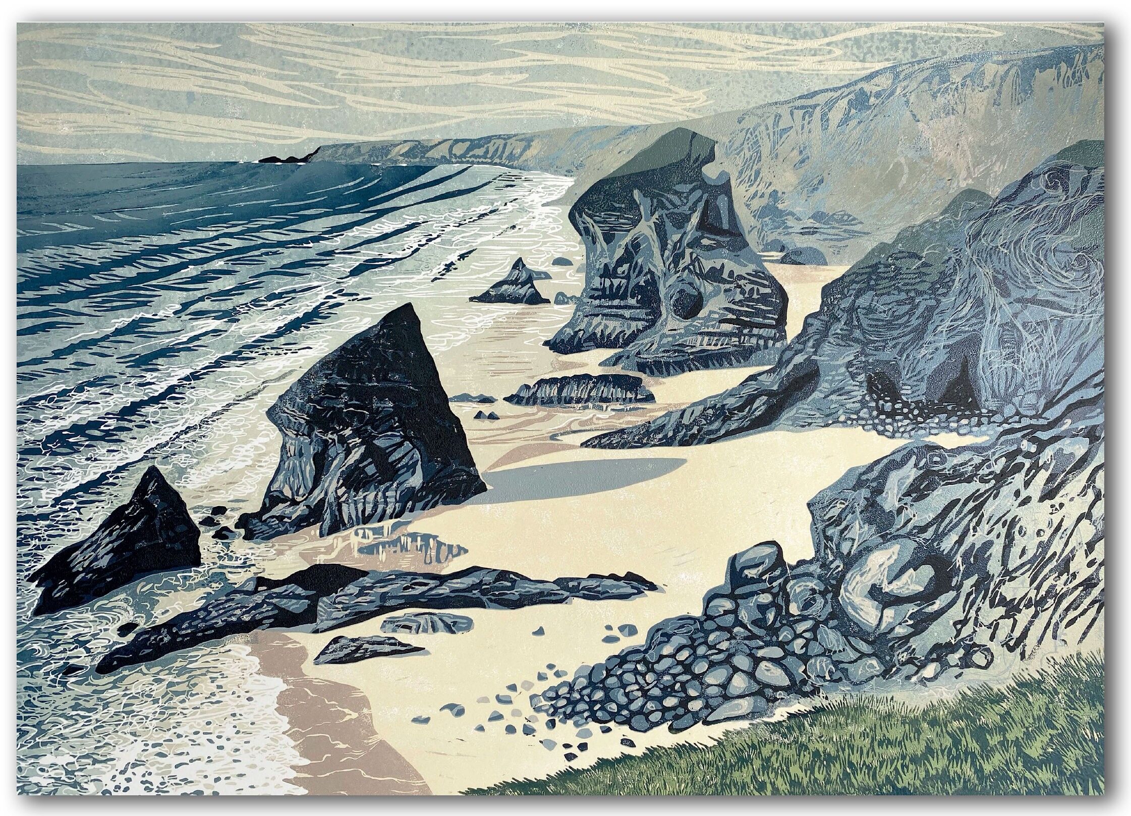 NC406 - Bedruthan Steps - Hazel McNab