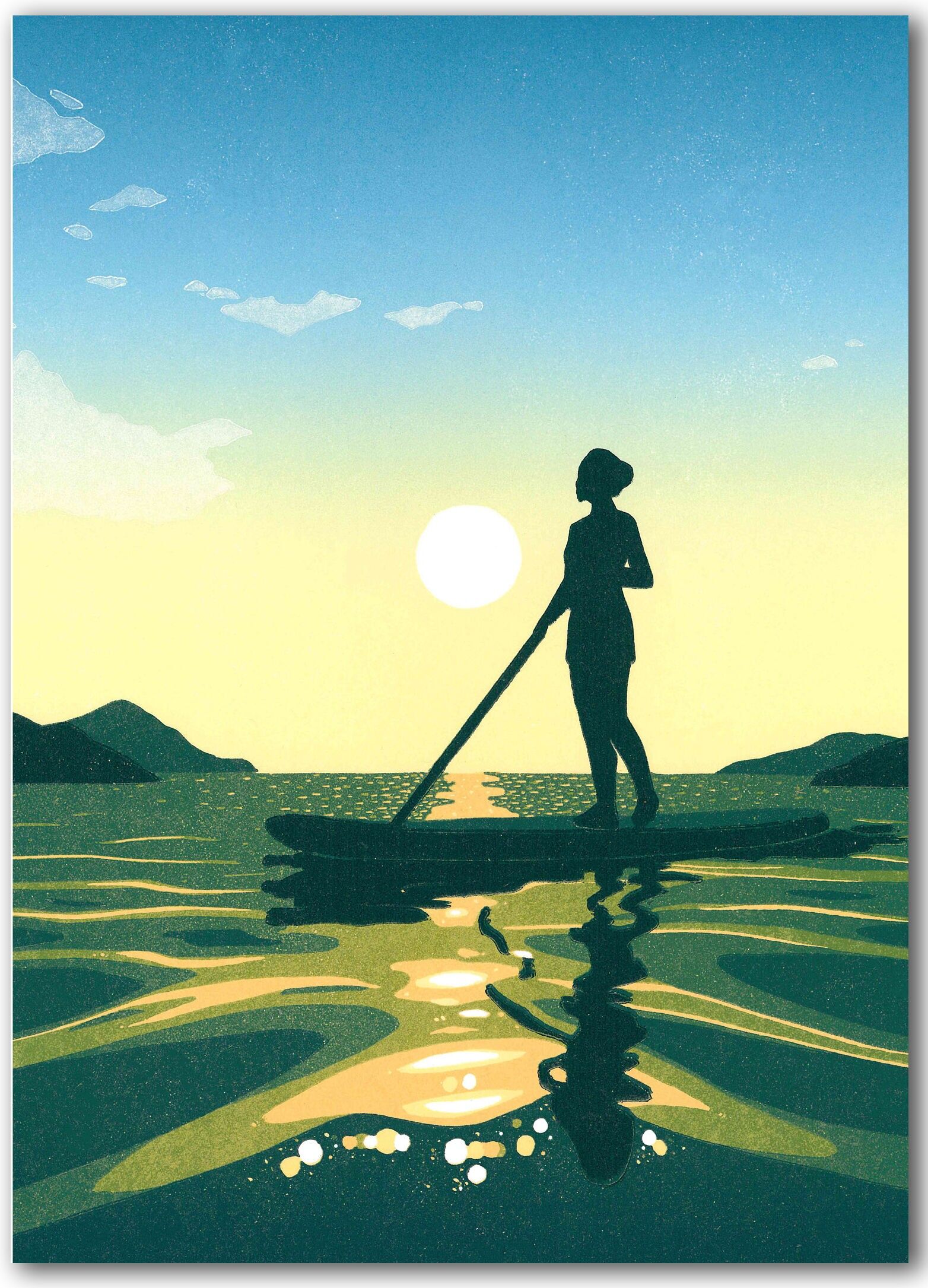 NC404 Die Stand-Up-Paddlerin - Megan Hall