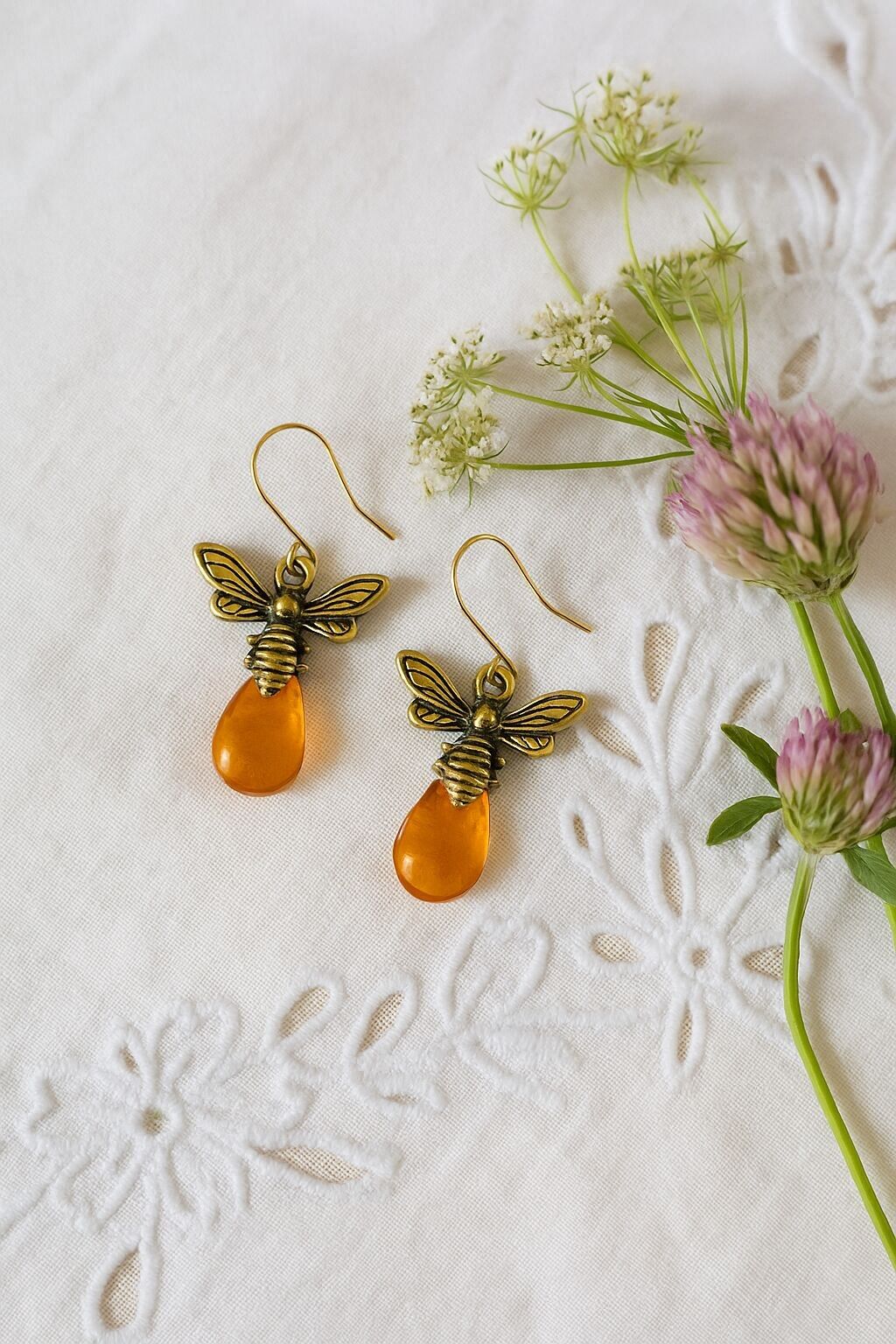 Bee earrings