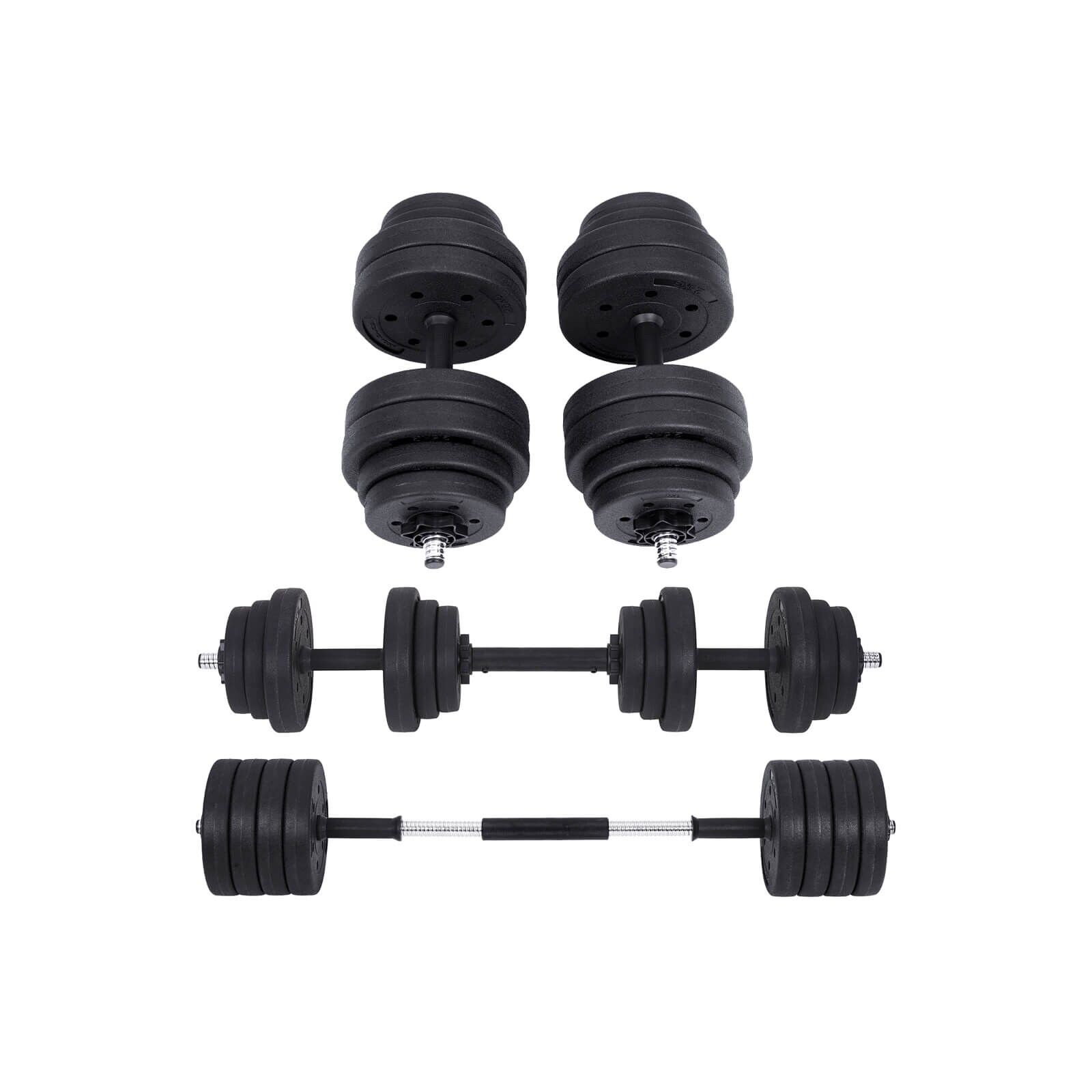 Dumbbell set 2 x 15 kg, 35 x 14 cm