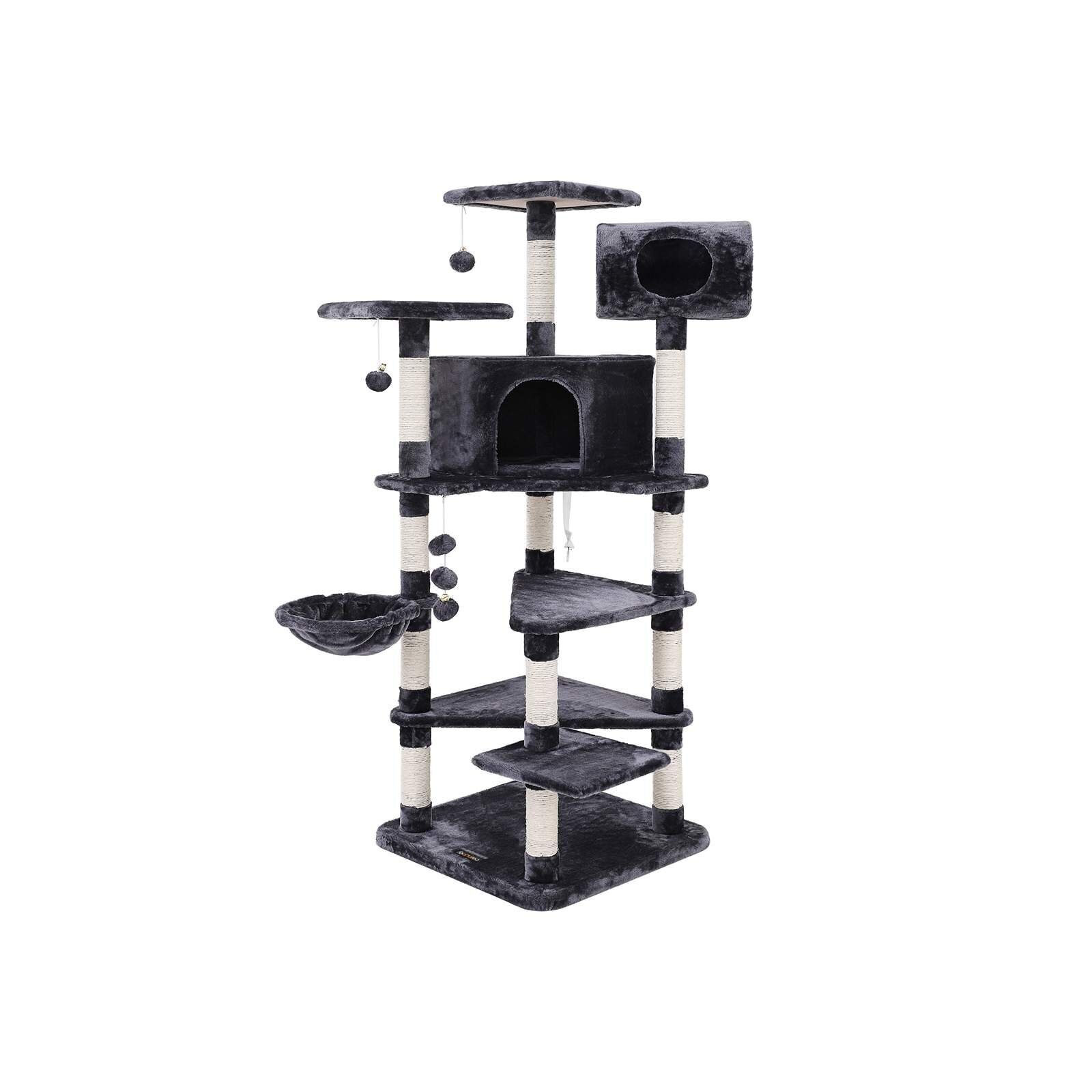 XXL Cat Tree 165 cm Smoke Grey