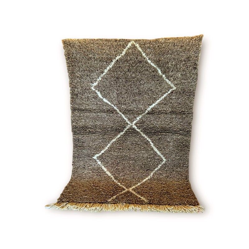 Alfombra Akal – Beni Ouarain 104×145 cm – Alfombra marroquí tejida a mano en 100% lana