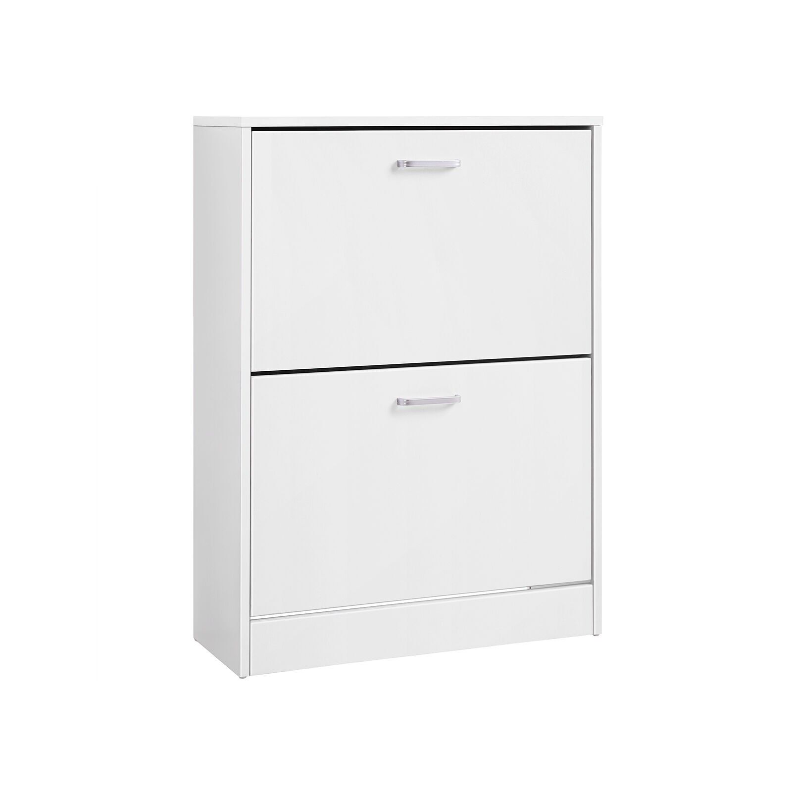 Shoe cabinet with 2 doors, white, 60 x 83.5 x 24 cm