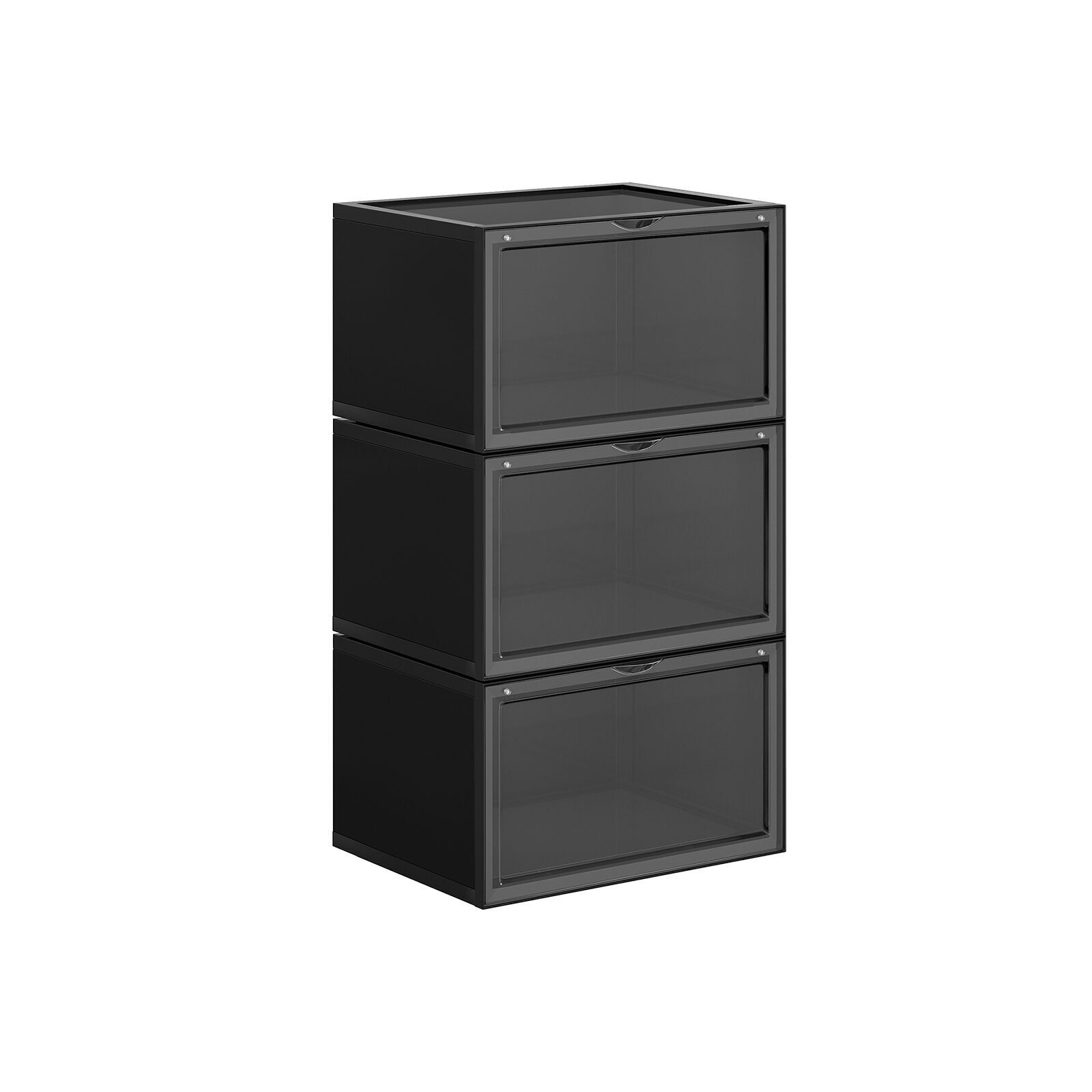 Boîtes à chaussures avec porte transparente, 36 x 28 x 22 cm