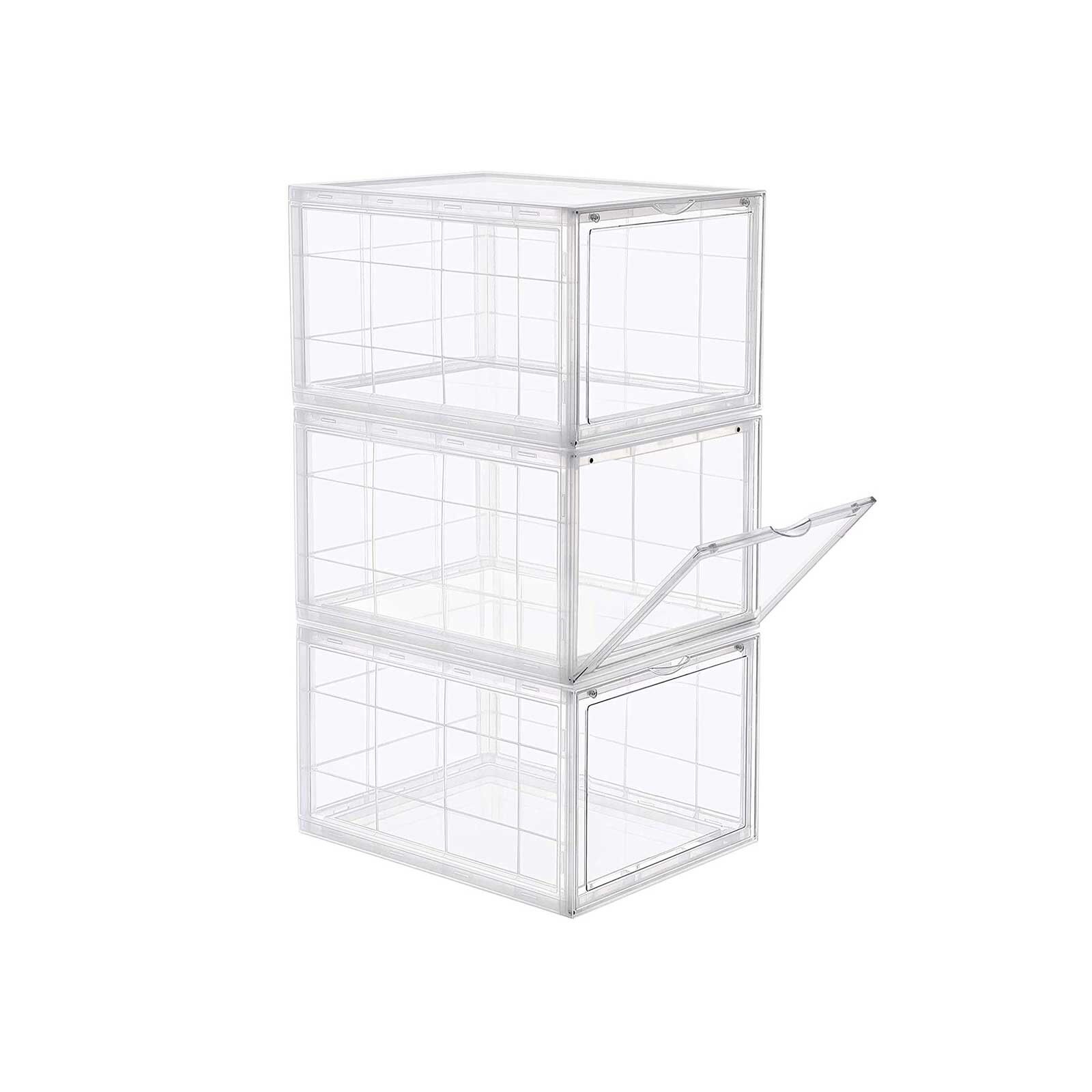 Coffret à chaussures empilable, 36 x 28 x 22 cm