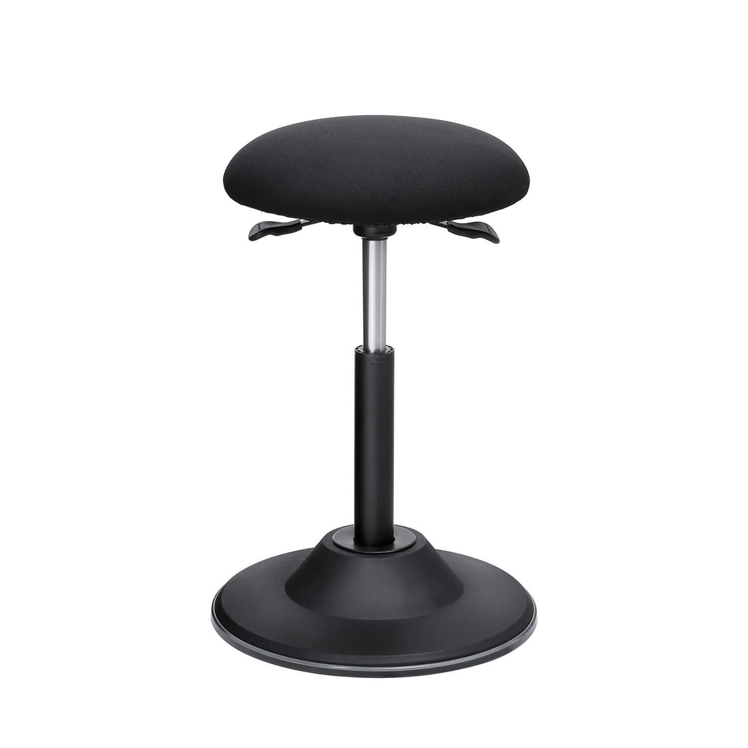 Tabouret de bureau réglable en hauteur noir