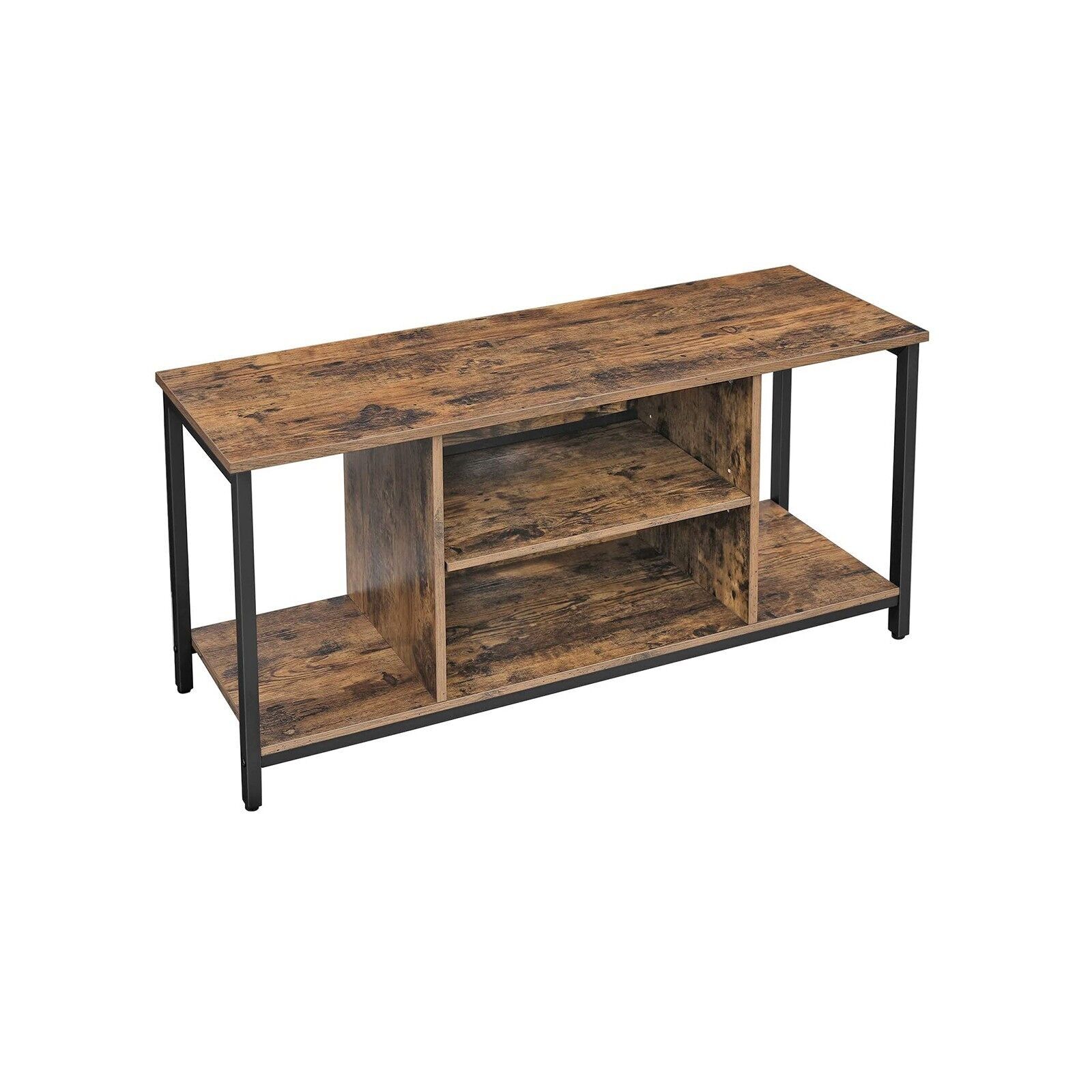 Meuble TV avec compartiments ouverts, 110 x 40 x 50 cm