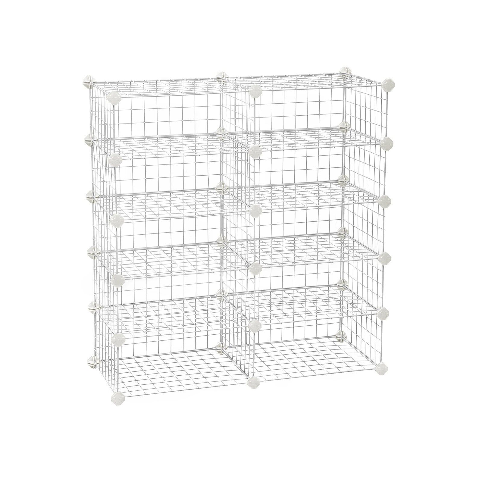 Zapatero zapatero rectangular blanco, 40 x 30 x 17 cm