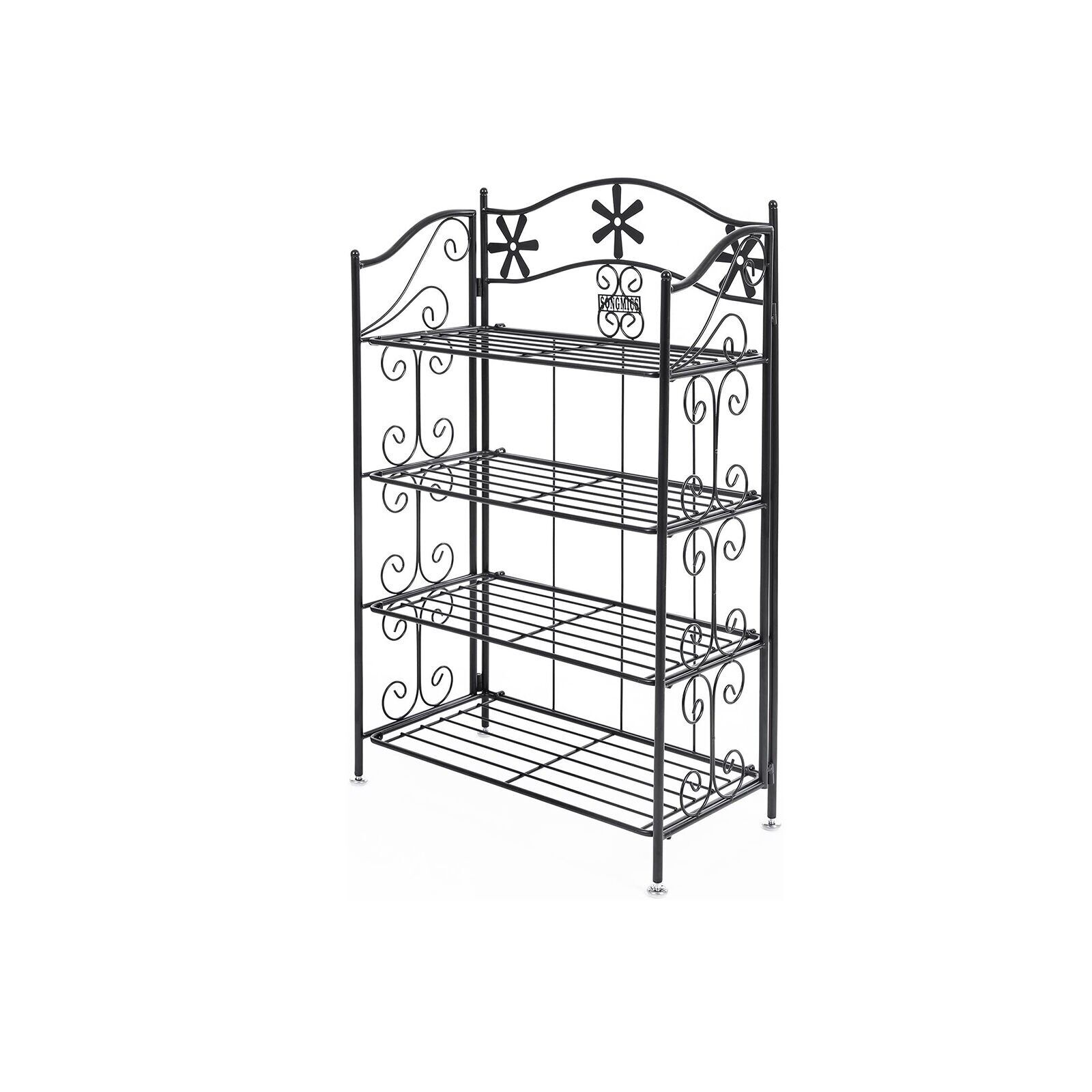 Estantería de baño de 4 niveles, 57x91.5 x 30 cm (An x Al x Pr) - Altura entre estantes: 20 cm