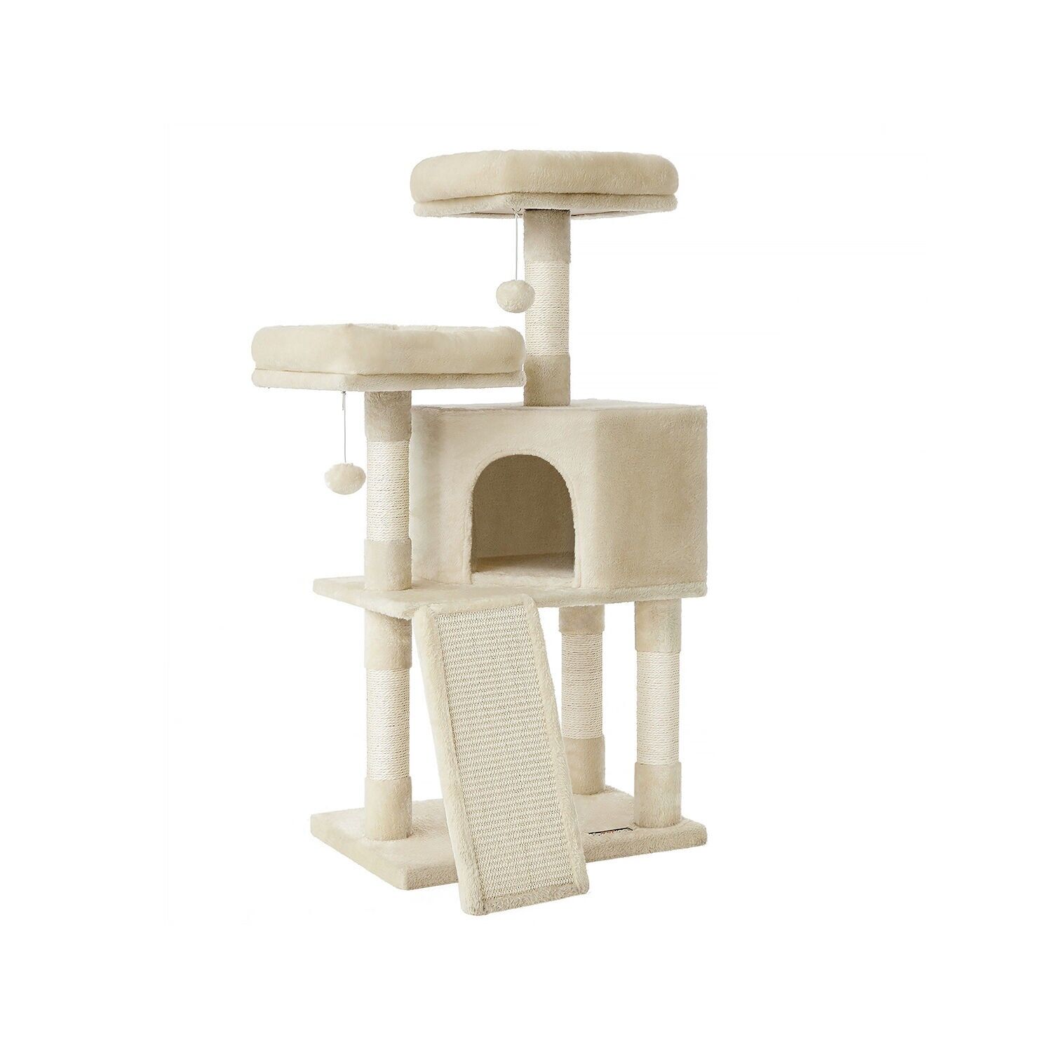 Arbre à chat 115 cm avec planche à gratter