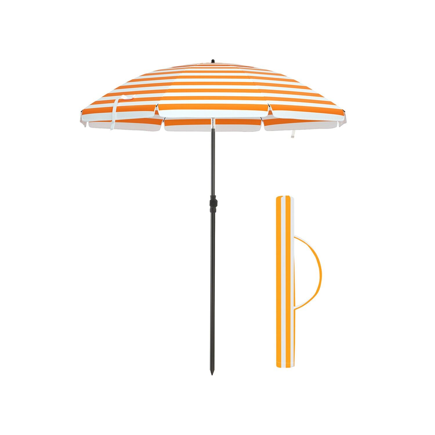 Parasol de plage Ø 160 cm