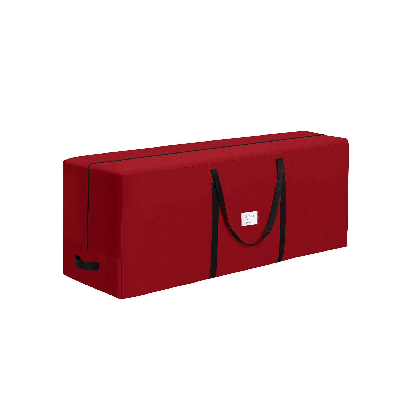 Christmas tree storage bag, red, 164 x 38 x 76 cm (L x W x H) - Handle width: 3.5 cm - For trees up to 160 cm