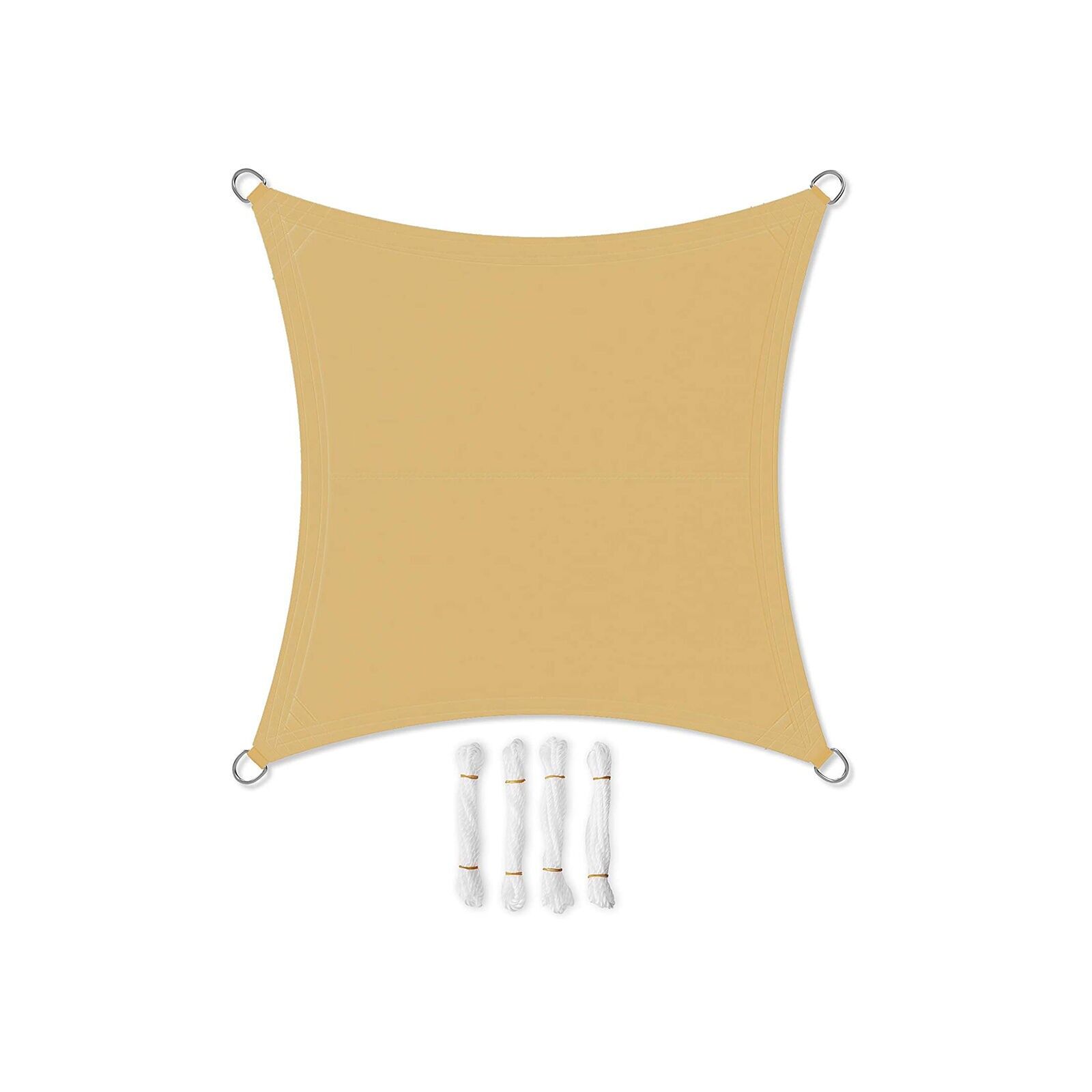 Voile d'ombrage camping sable jaune