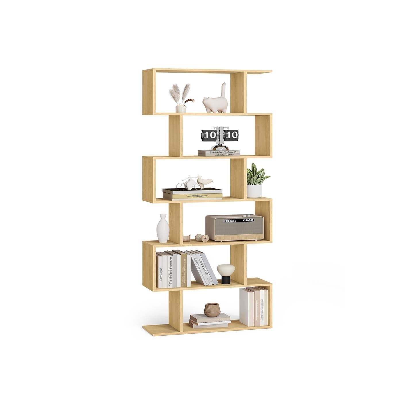 6-tier display shelf, 24 x 70 x 190.5 cm