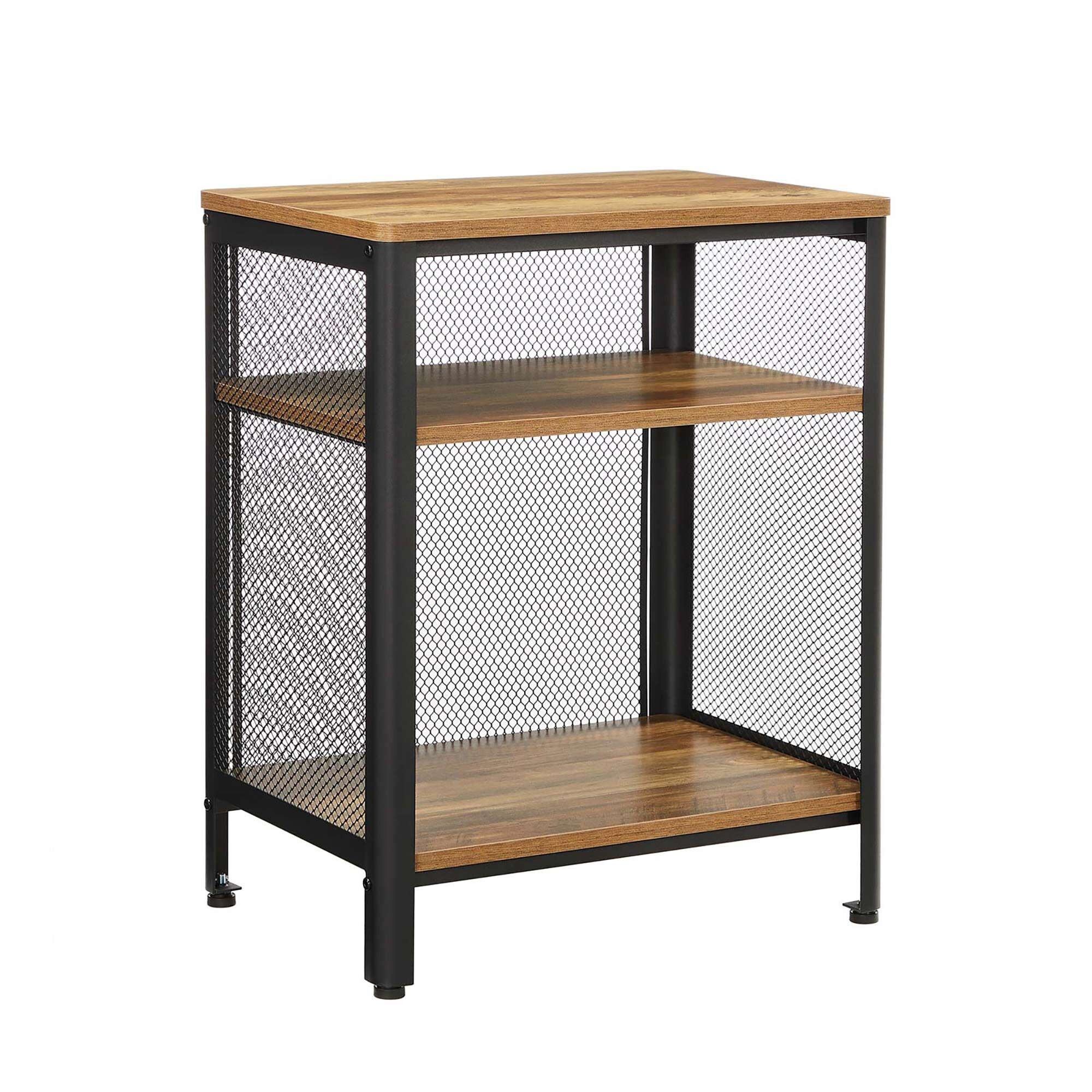 Beistelltisch mit 3 Ebenen, 49 x 35 x 60 cm