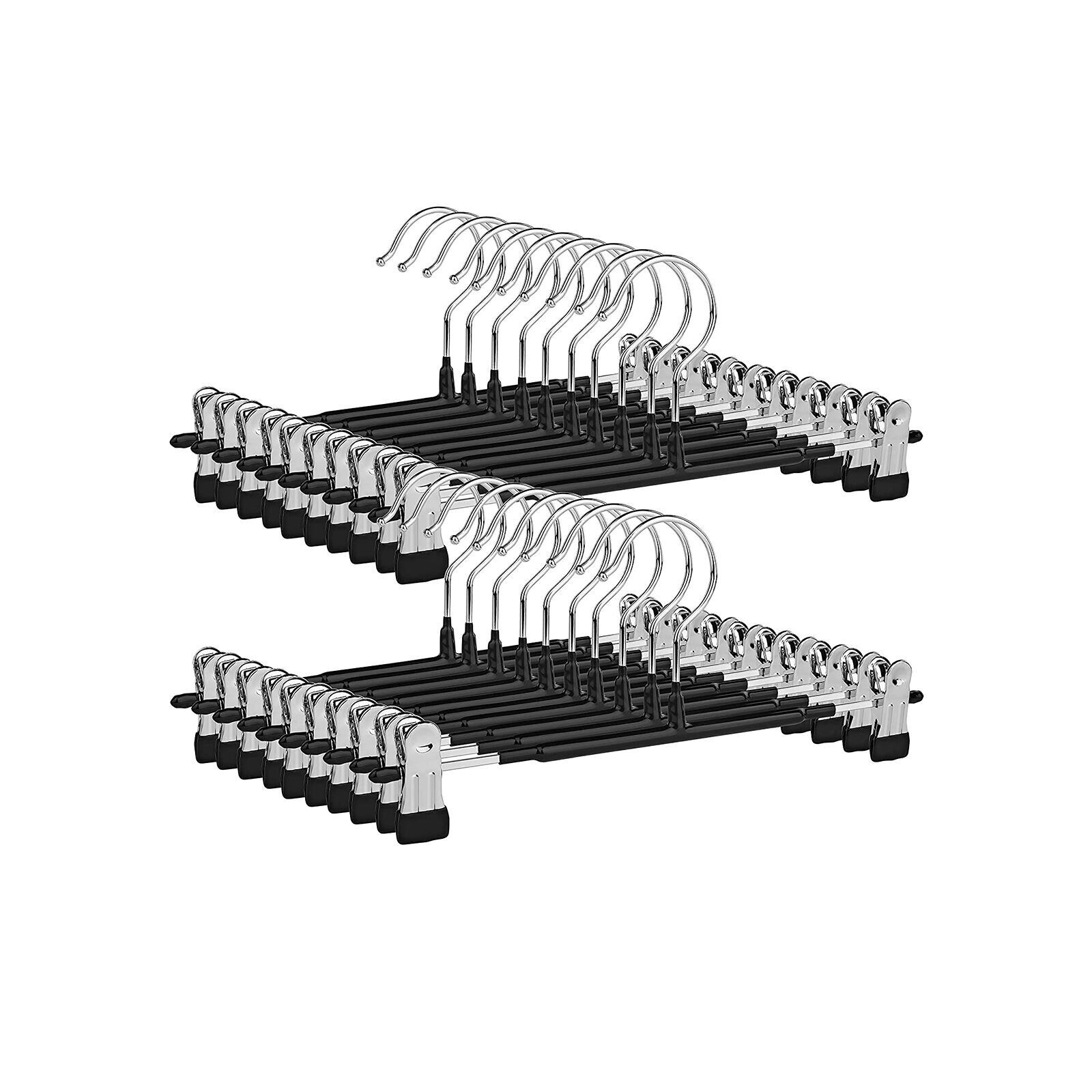 Cintres à pantalons en métal, lot de 20, 31 x 10.5 cm