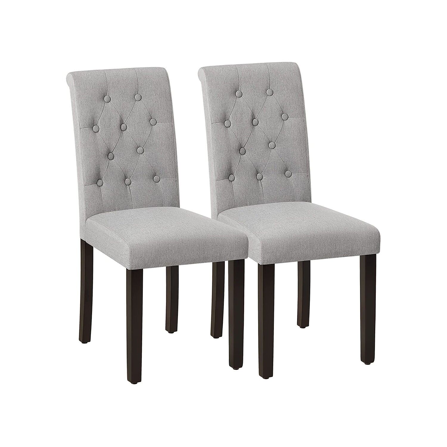 Upholstered dining chairs, set of 2, 43 x 59 x 93 cm
