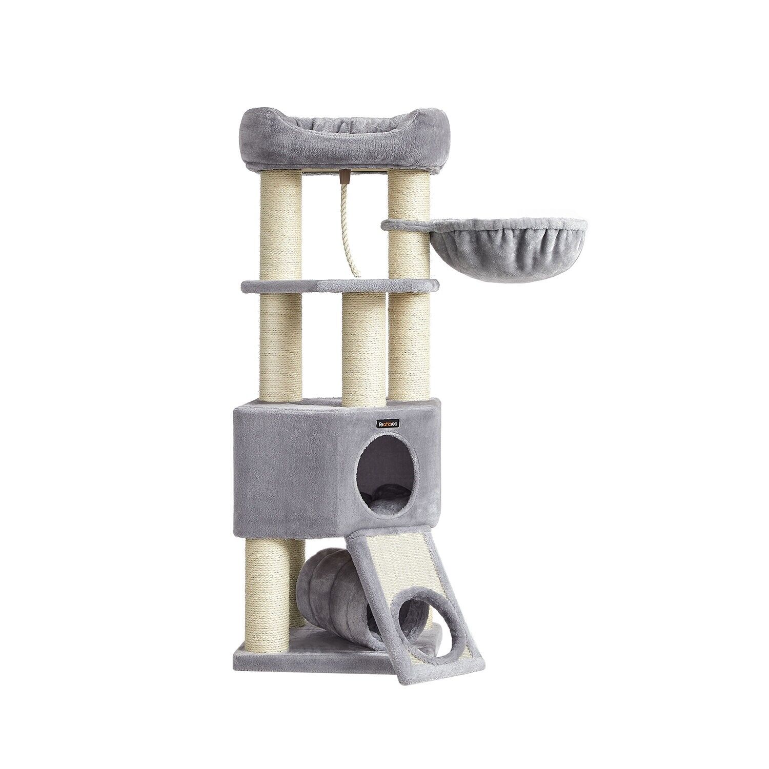 Cat tree 141 cm with tunnel