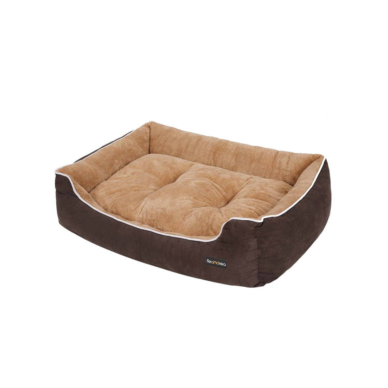 Letto per cani con bordo 110 x 75 x 27 cm
