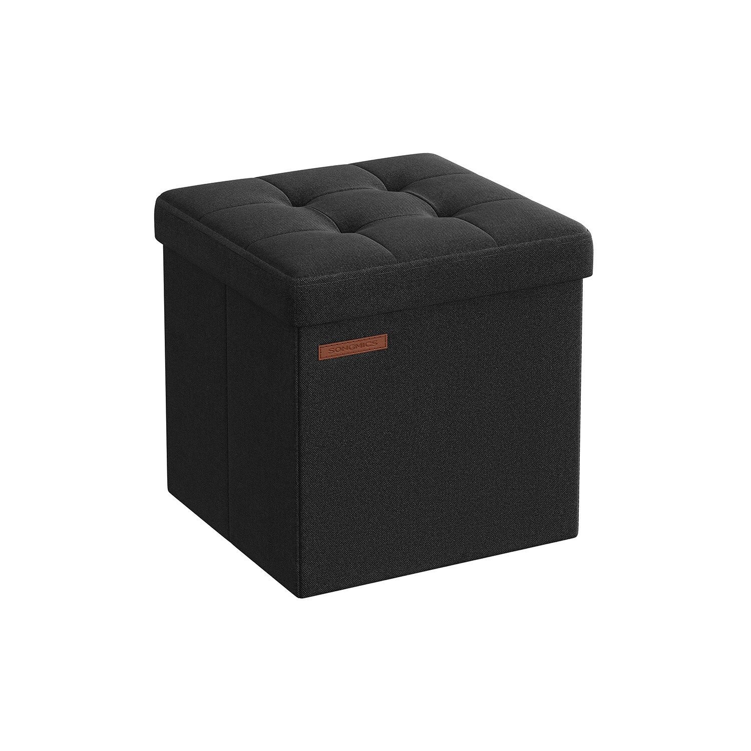 30 cm bench with storage space basic black