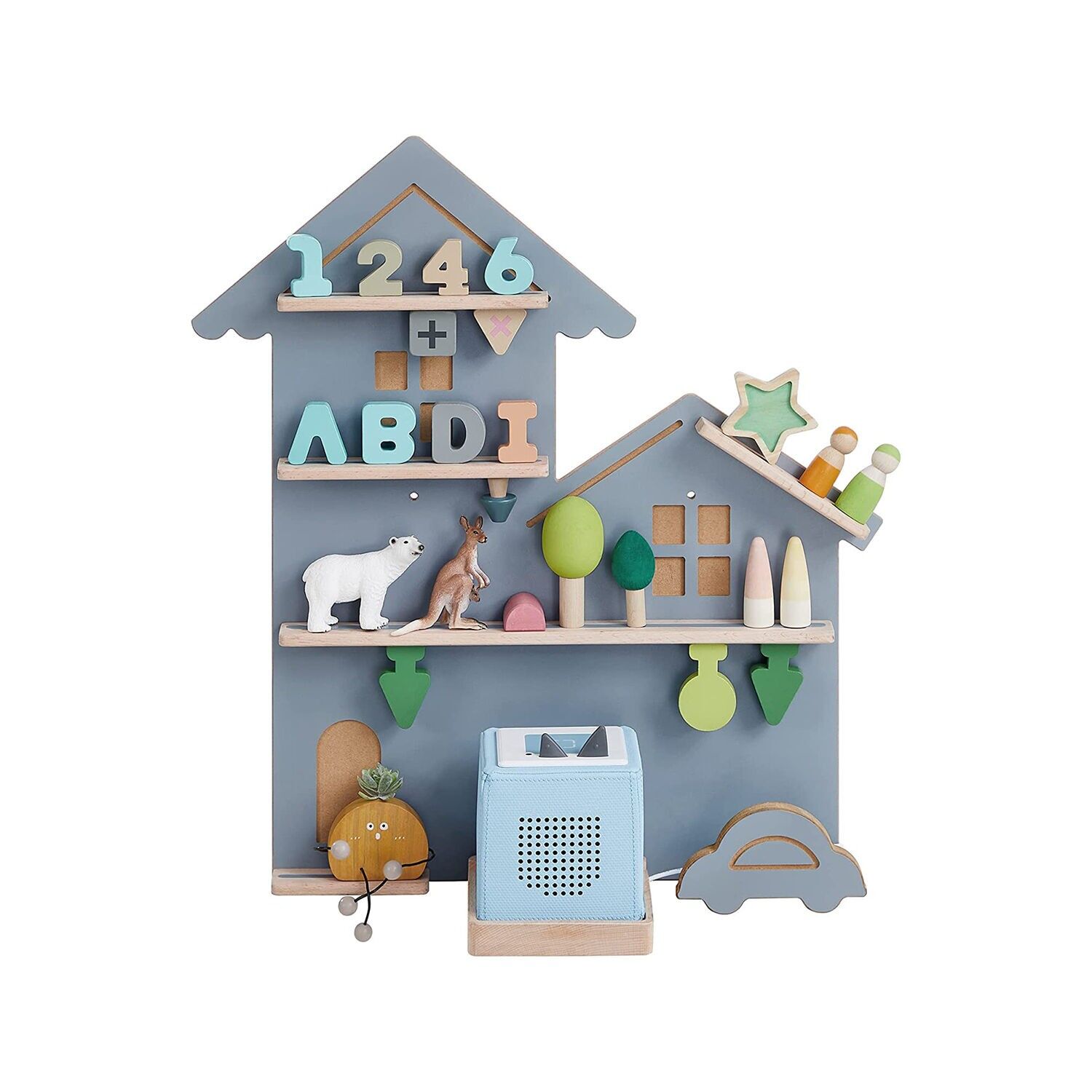 Wandregal für Kinderspieluhr, 18 x 55.6 x 59.7 cm