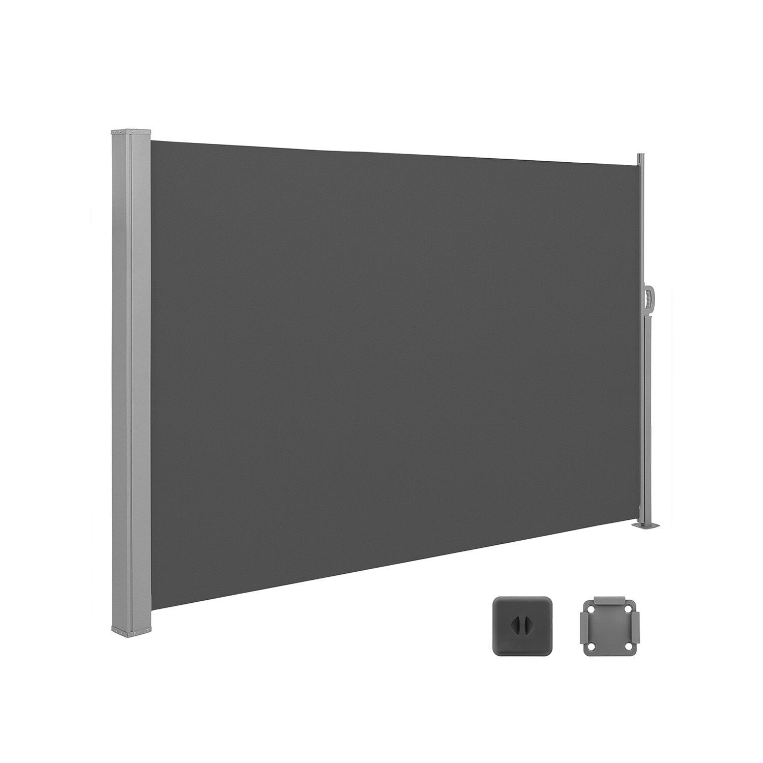 Ausziehbare Seitenmarkise 160 x 450 cm für Balkon