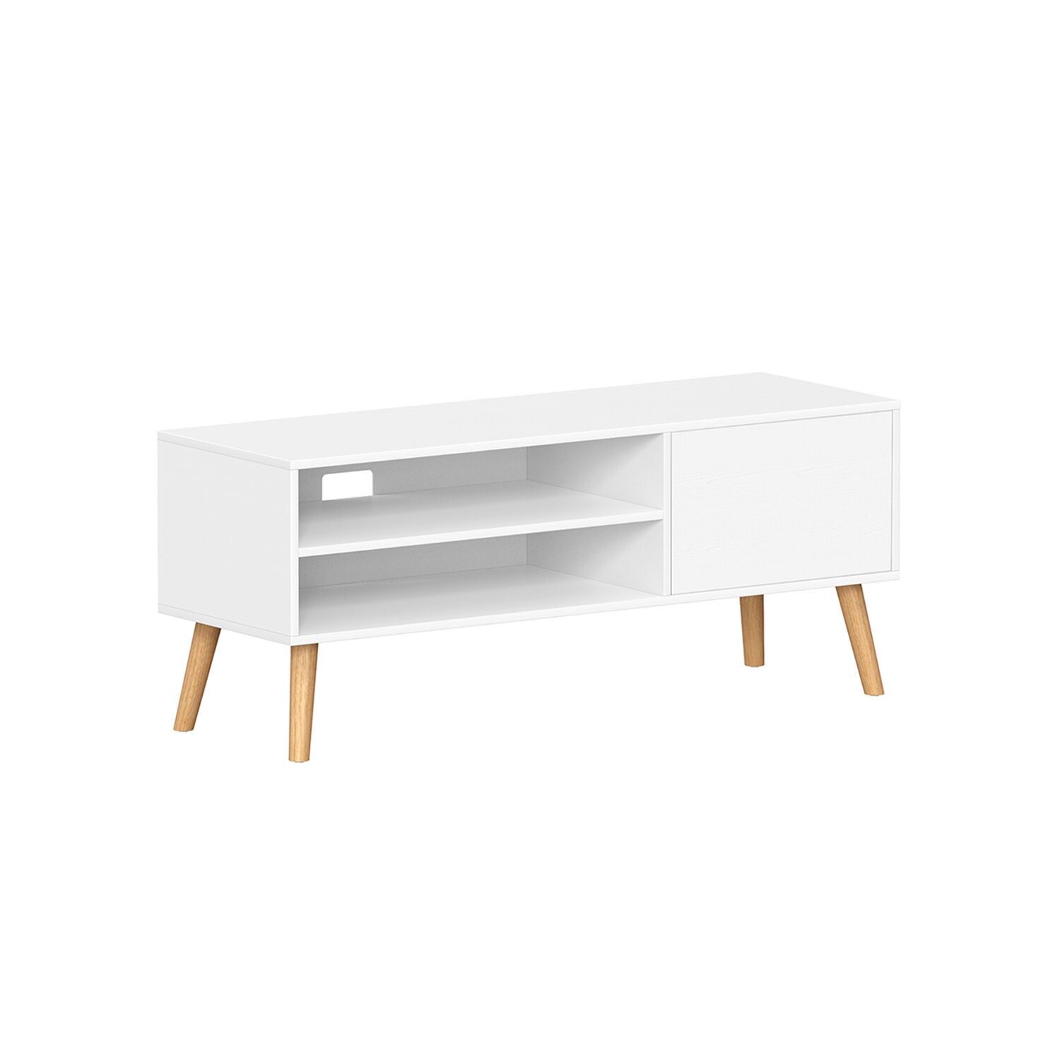 TV cabinet with 1 door 40 x 120 x 49 cm white
