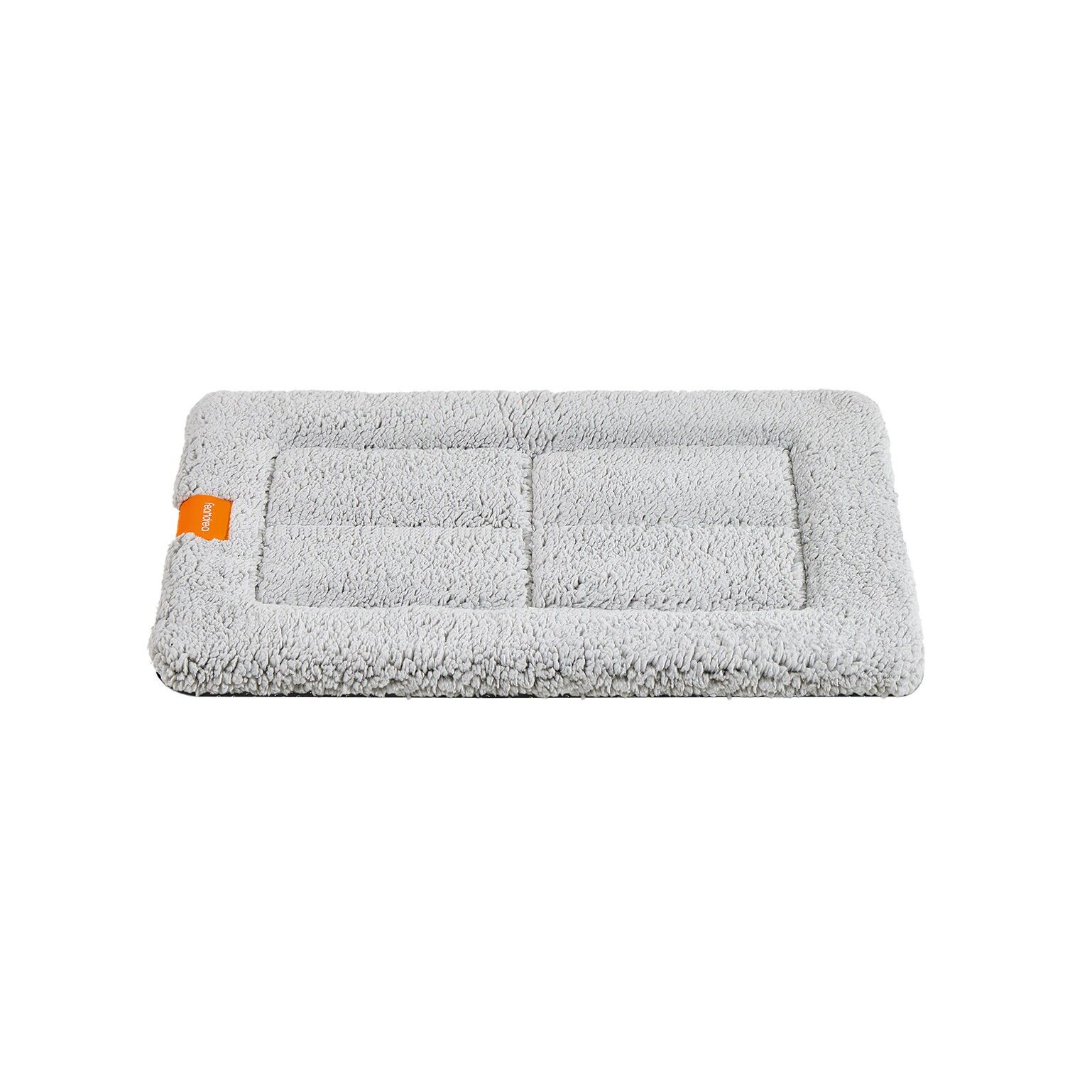 Couverture pour chien M 75 x 50 cm lavable en machine gris clair