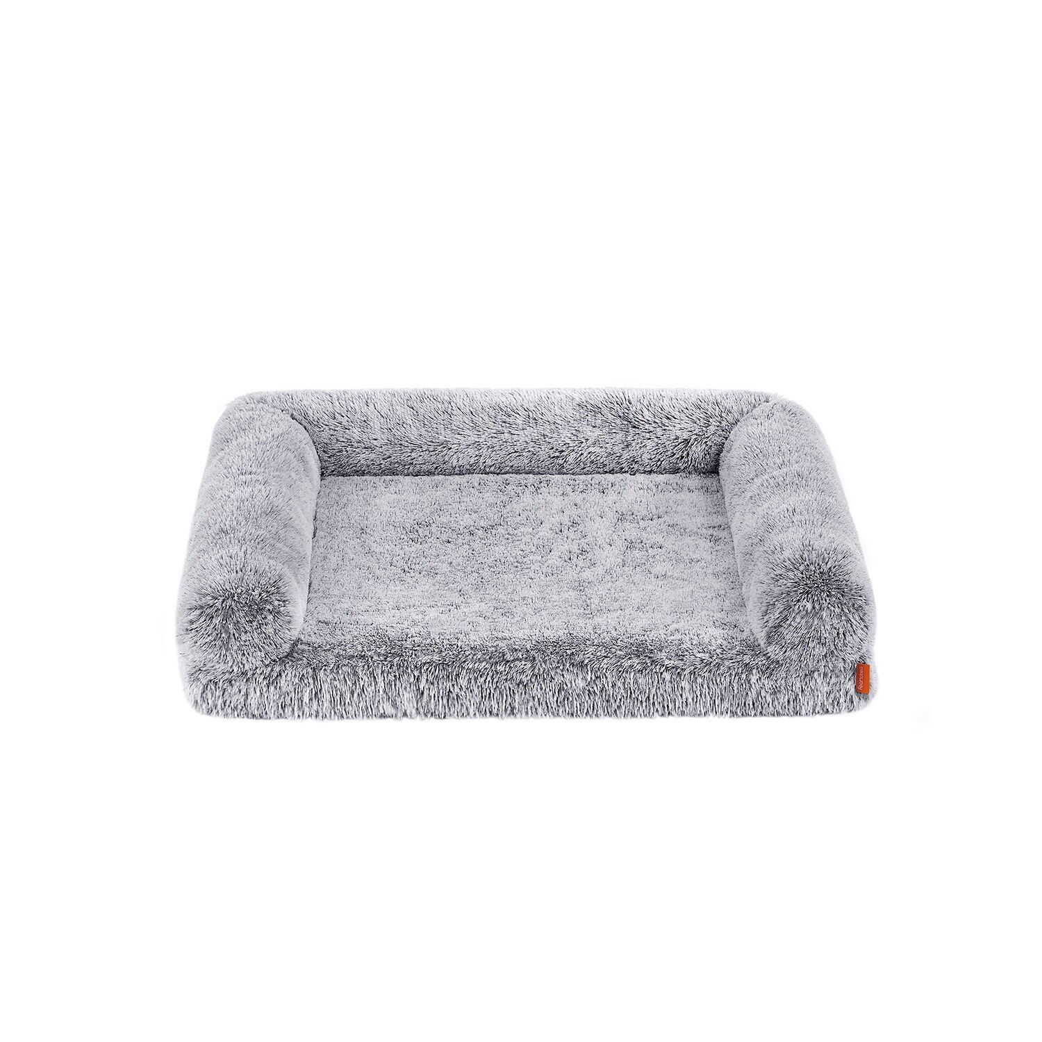 Cama para perros extraíble y lavable en color gris ombré, 106 x 80 x 23 cm