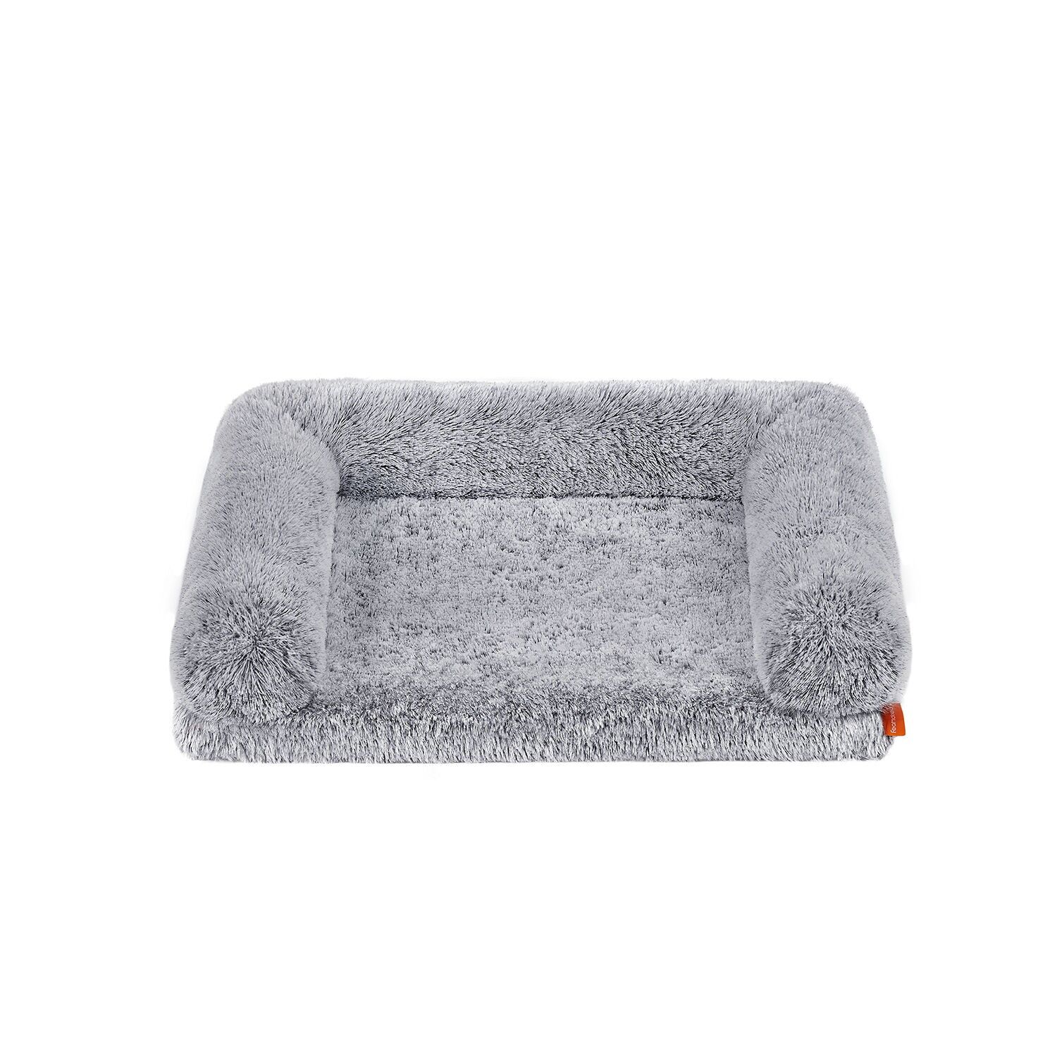 Cama para perros extraíble y lavable, color gris ombré, 91 x 68 x 23 cm