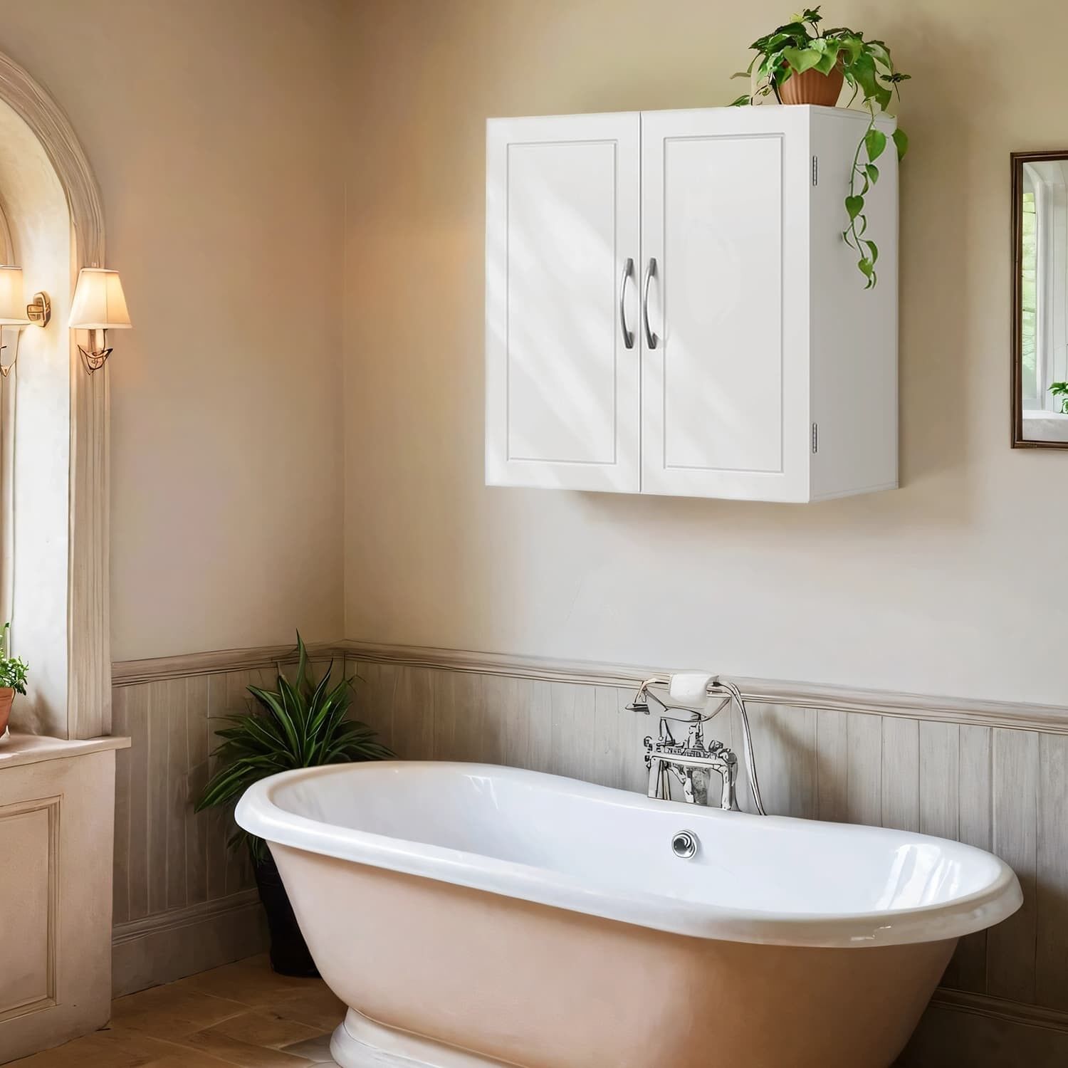 Wall cabinet with 2 doors, 30 x 60 x 60 cm