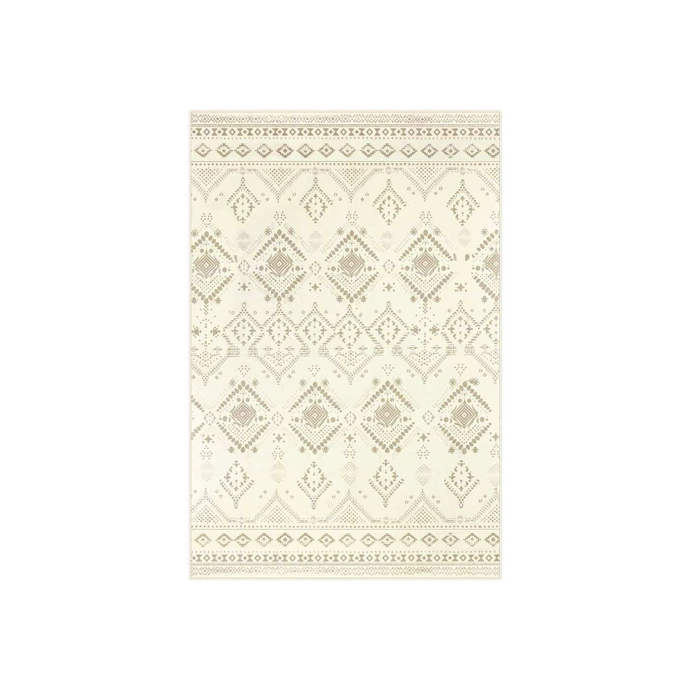 Tappeto Boho 120 x 170 cm soffice beige sabbia