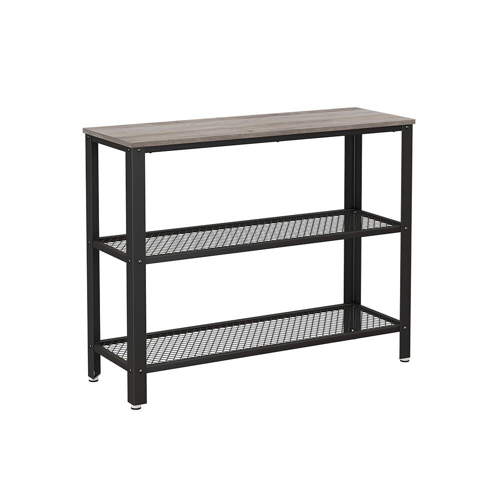 Industrial design hall table with 2 console tables, 101.5 x 35 x 80 cm