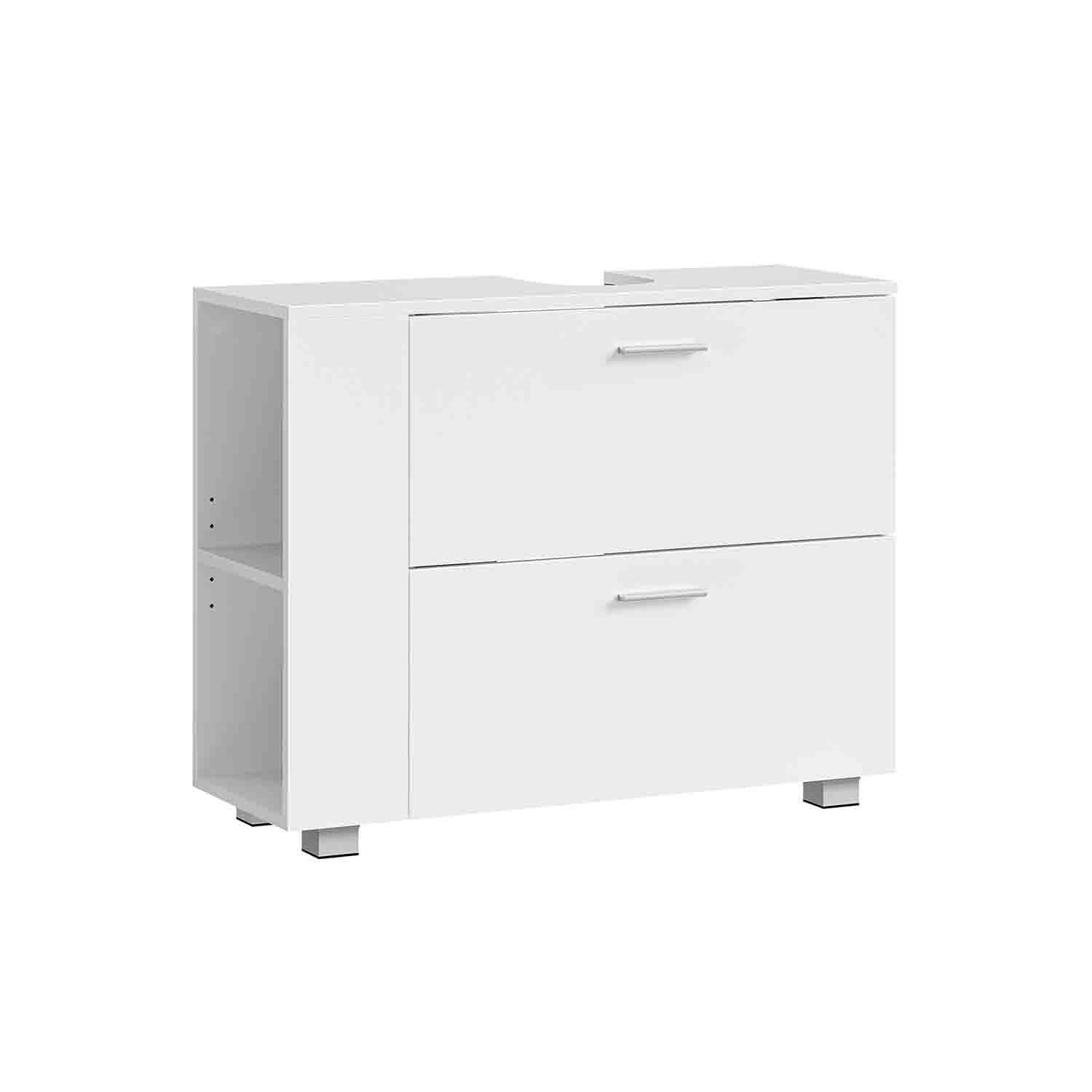 Mobile lavabo con vani a giorno su un lato, 30 x 80 x 64 cm