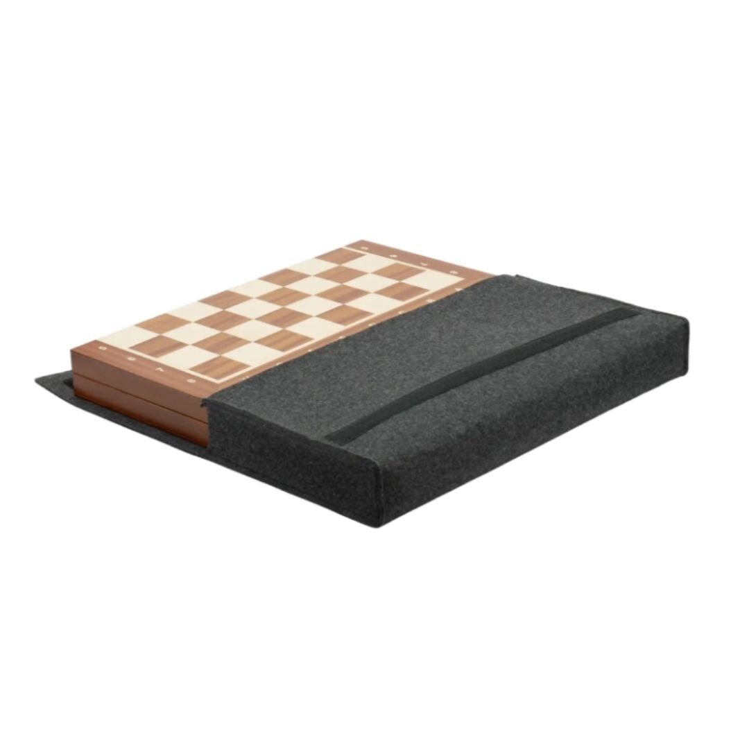 Estuche de fieltro para un juego de ajedrez plegable - Hecho a mano en Polonia