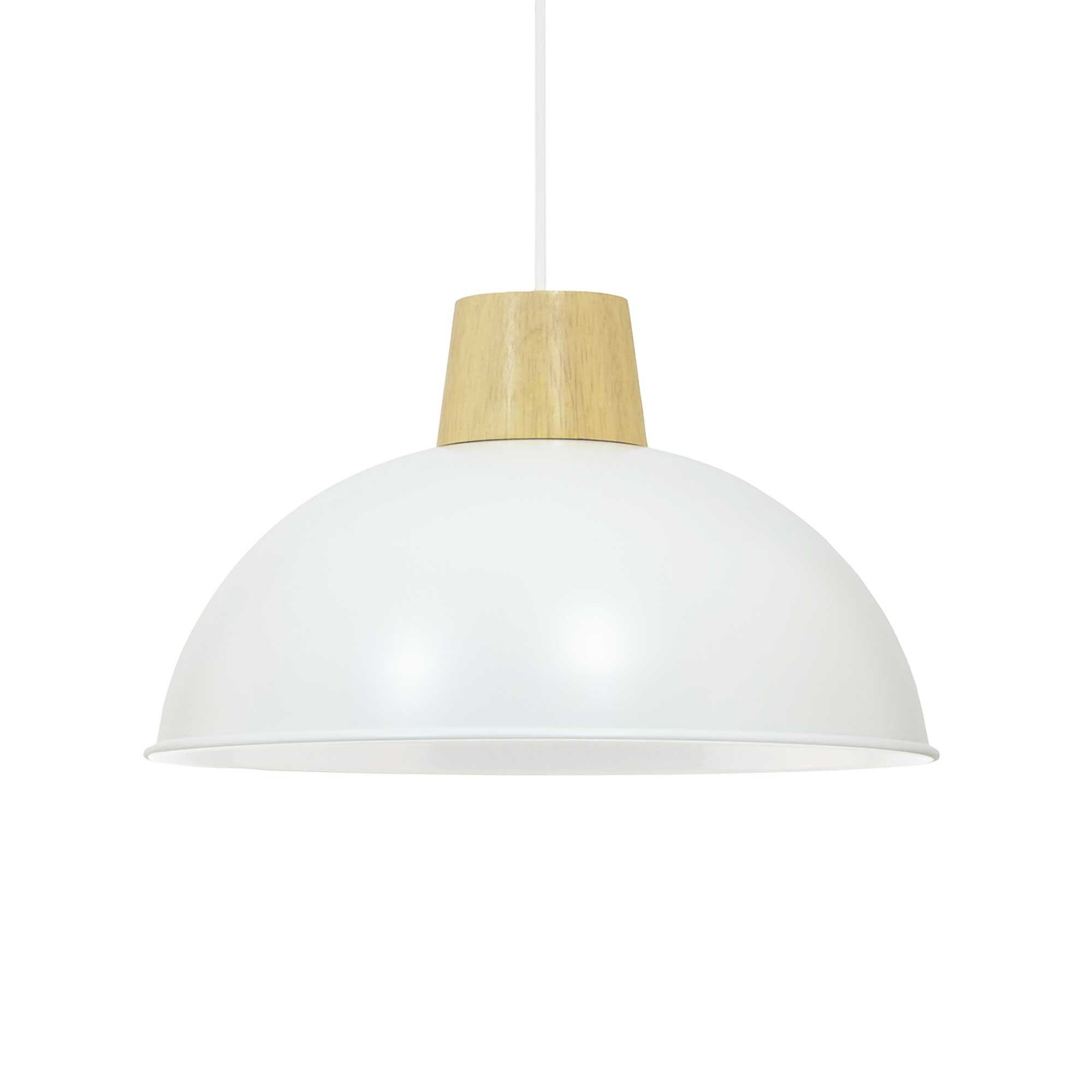 Mamuto Pendelleuchte aus Metall und Holz