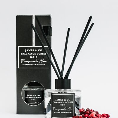 Pomegranate noir 100ml luxe reed diffuser