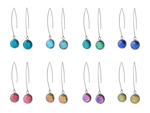 Boucles d'oreilles pendantes Vera - Kit d'implantation