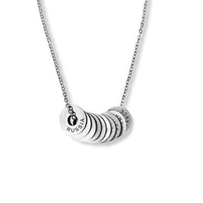 Dainty Silver Necklace - 45cm