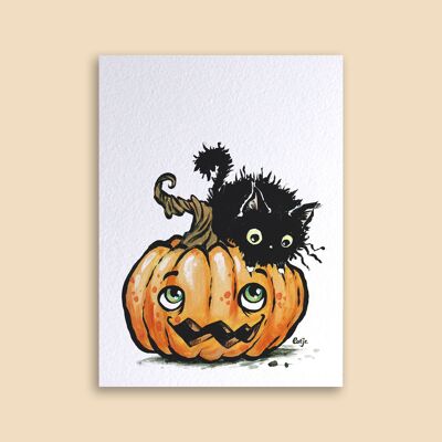 Card Halloween Friends