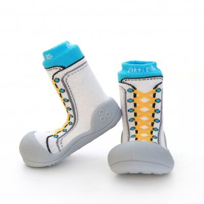 Attipas New Sneakers Blau- ergonomische Baby Lauflernschuhe, atmungsaktive Kinder Hausschuhe ABS Socken Babyschuhe Antirutsch